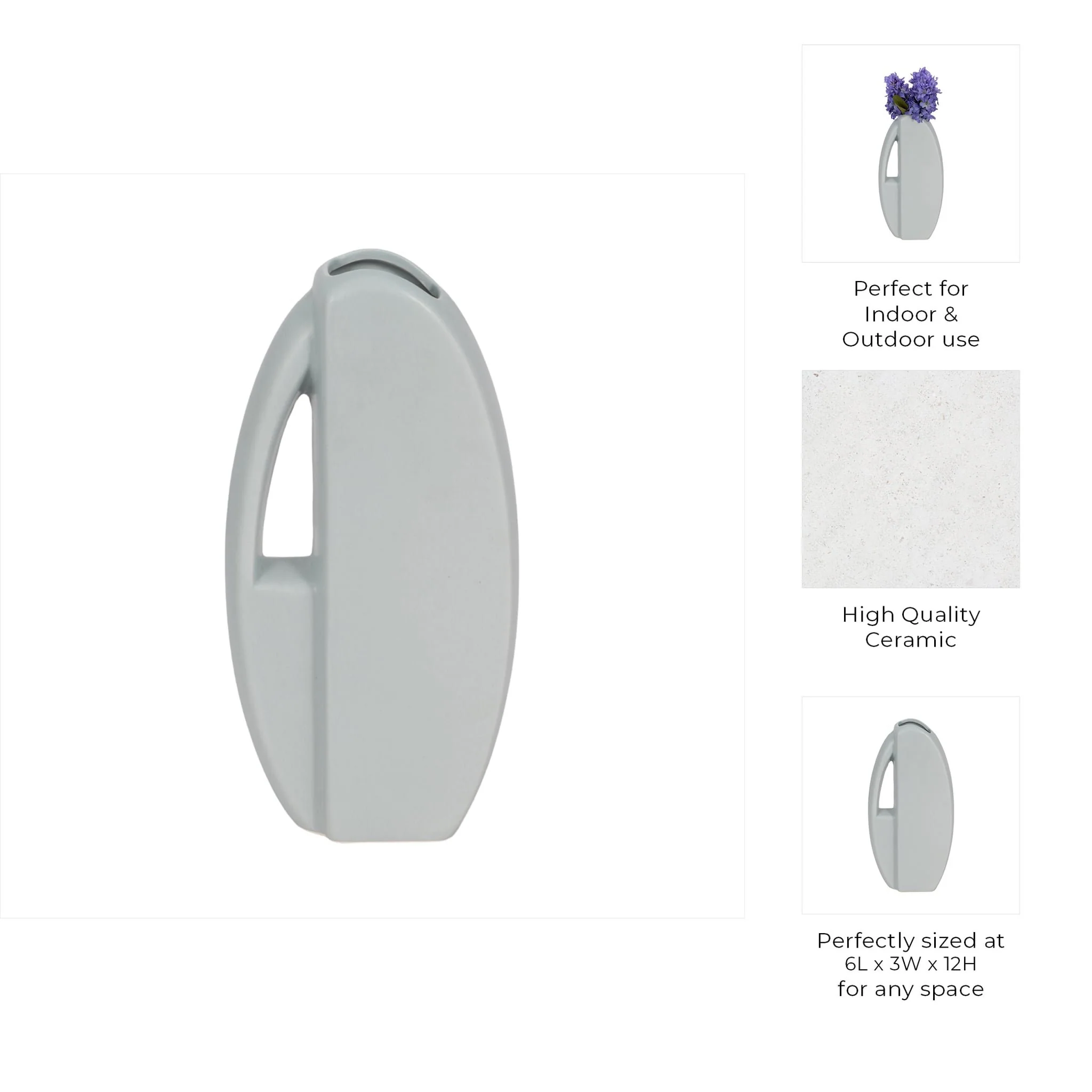 Cer, 12"h Watering Can, Glacier - Image 9
