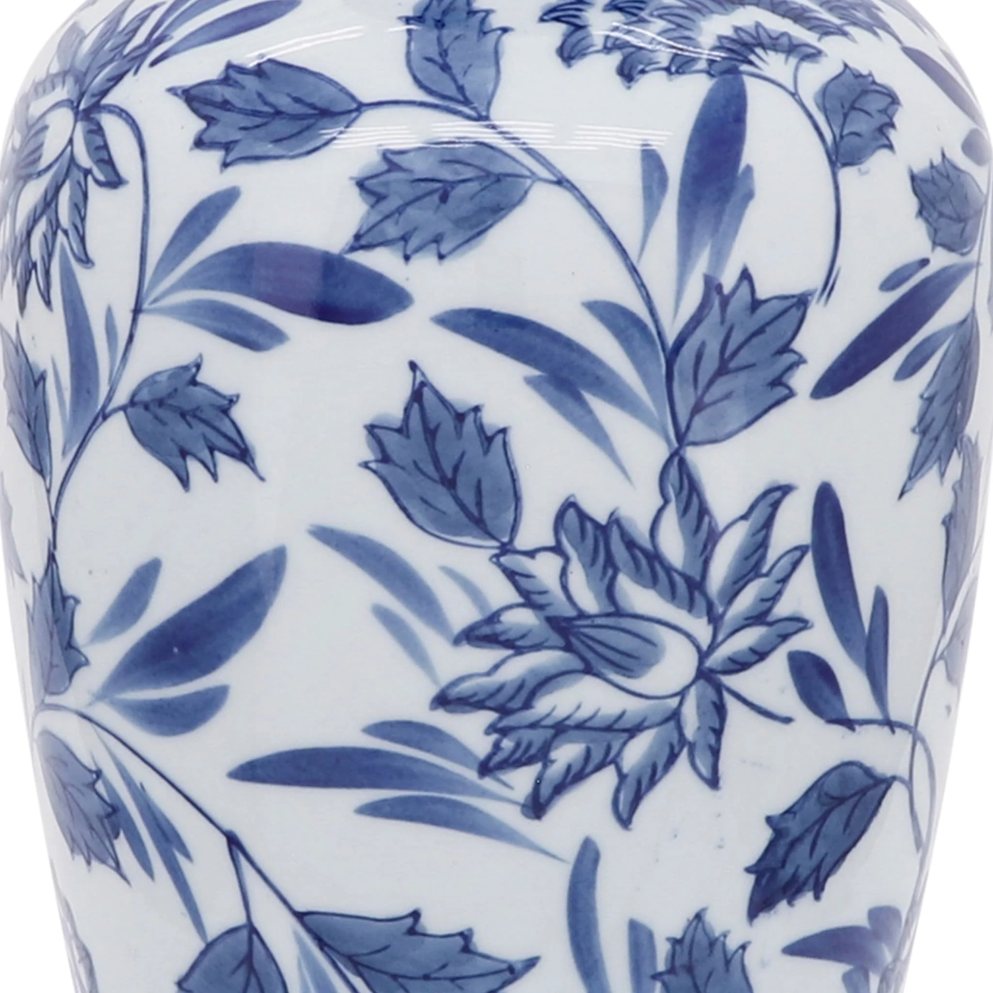 Cer, 13"h Chinoiserie Vase, Blue/white - Image 6