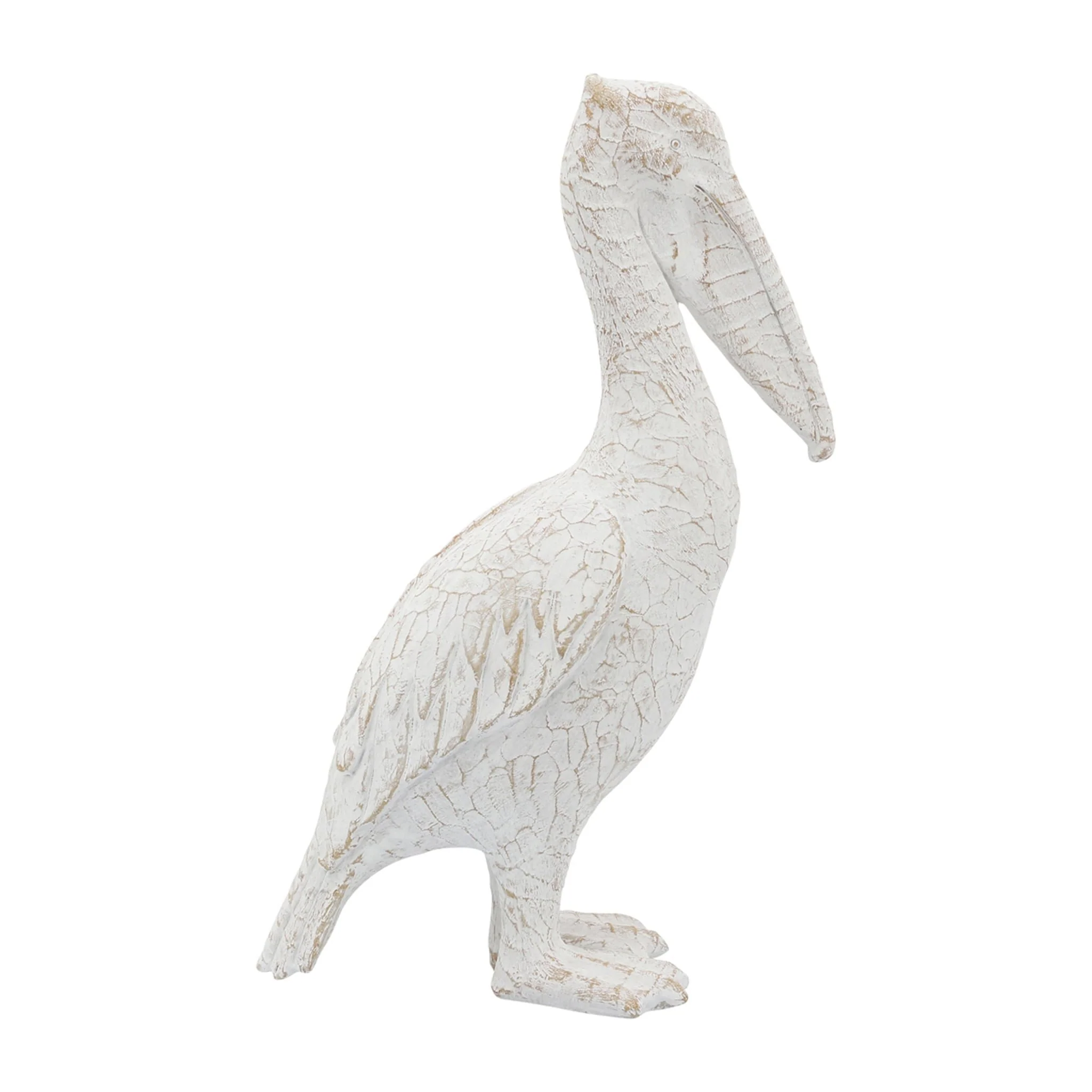 Cer,14"h,standing Pelican, White - Image 3