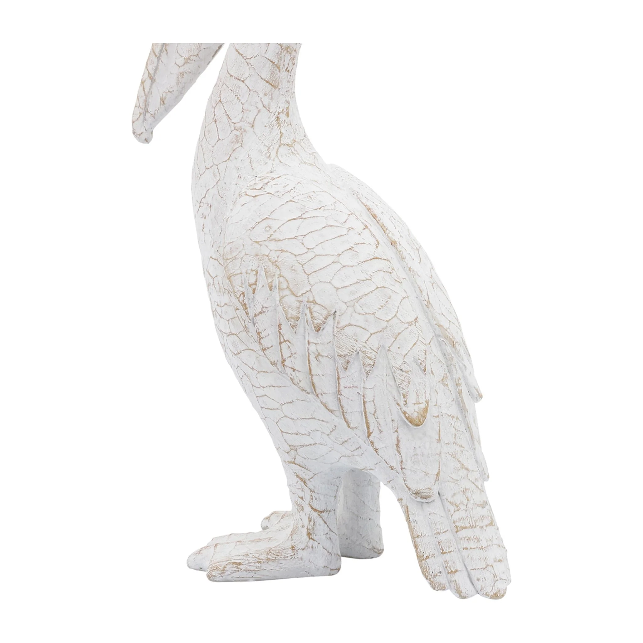 Cer,14"h,standing Pelican, White - Image 7