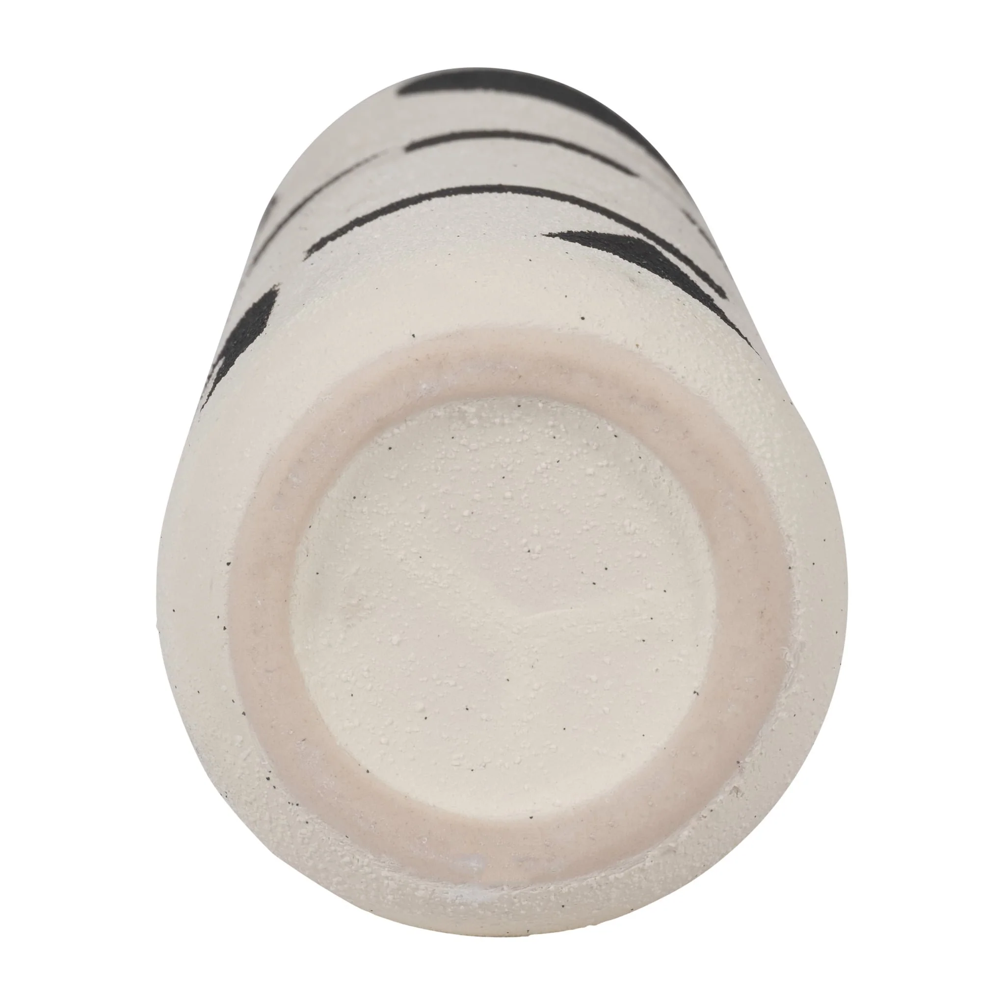 Cer, 15" Funky Vase, Ivory/black - Image 6