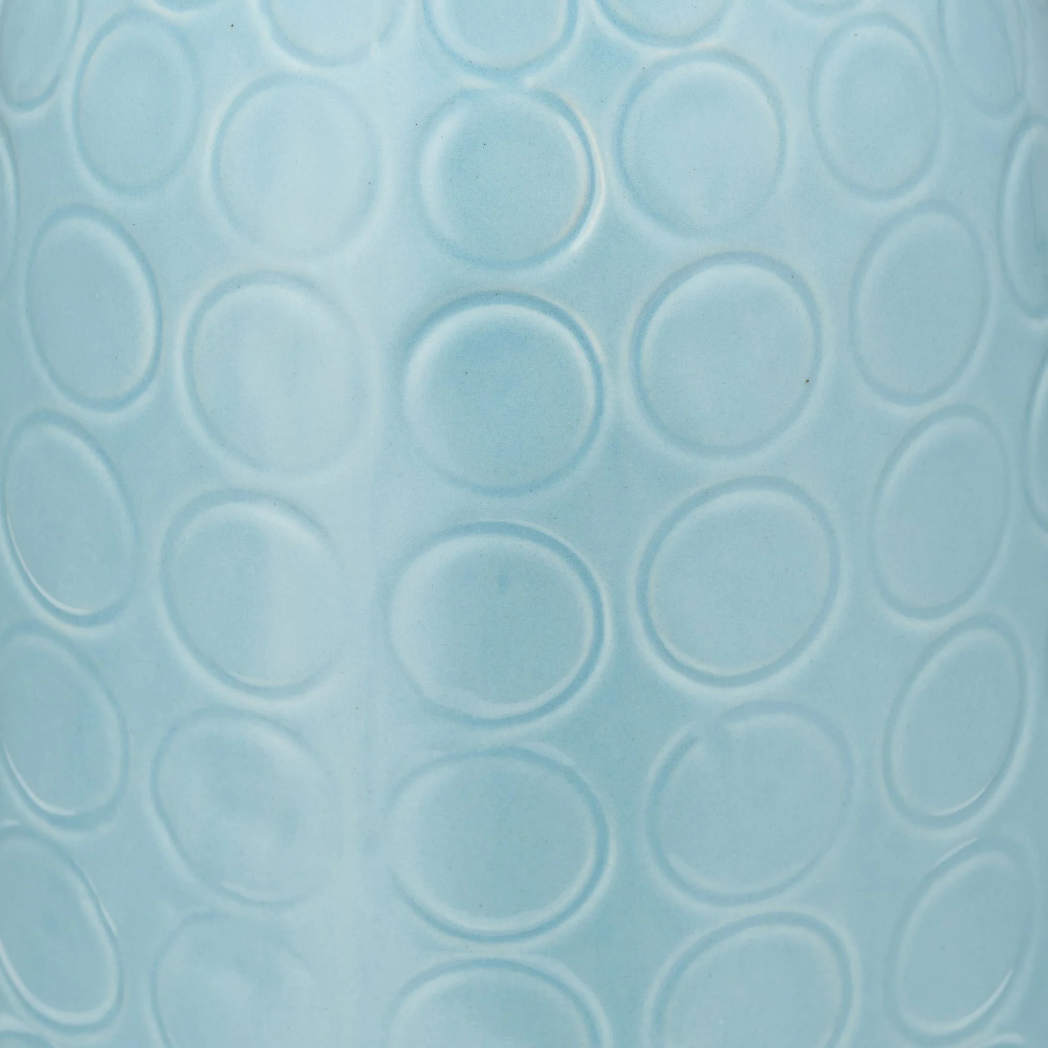 Cer, 16" Circles Vase, Aqua Haze - Image 3