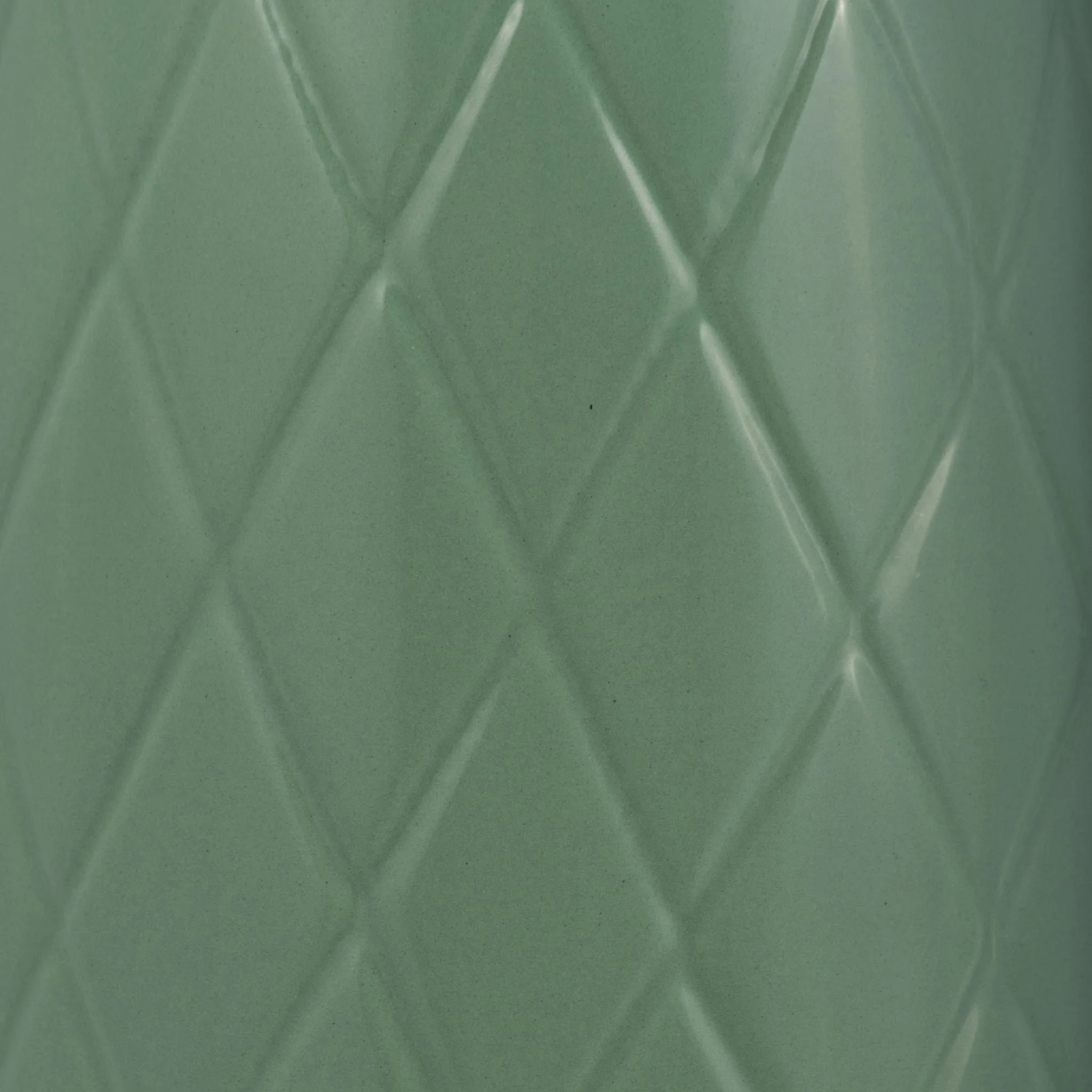 Cer, 16" Plaid Textured Vase, Dark Sage - Image 5