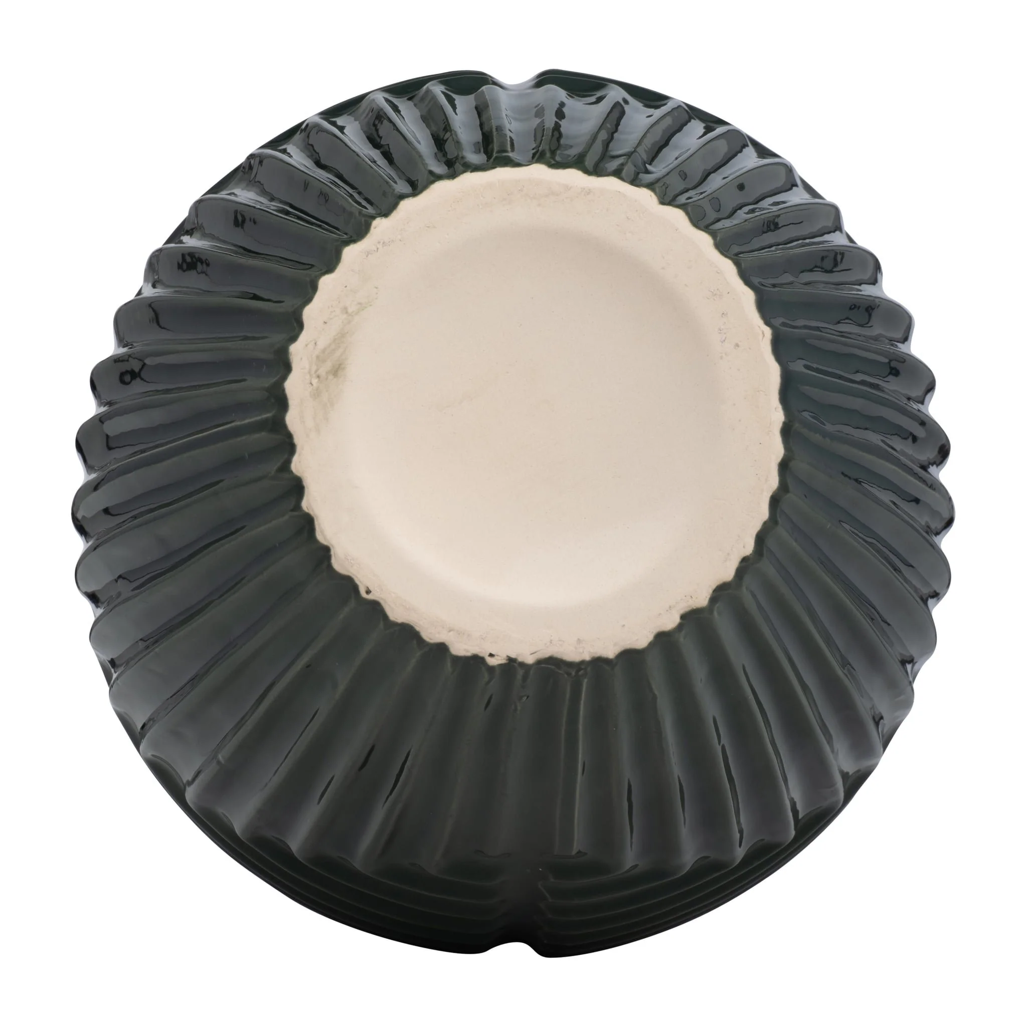 Cer, 16" Tribal Vase, Forest Green - Image 7