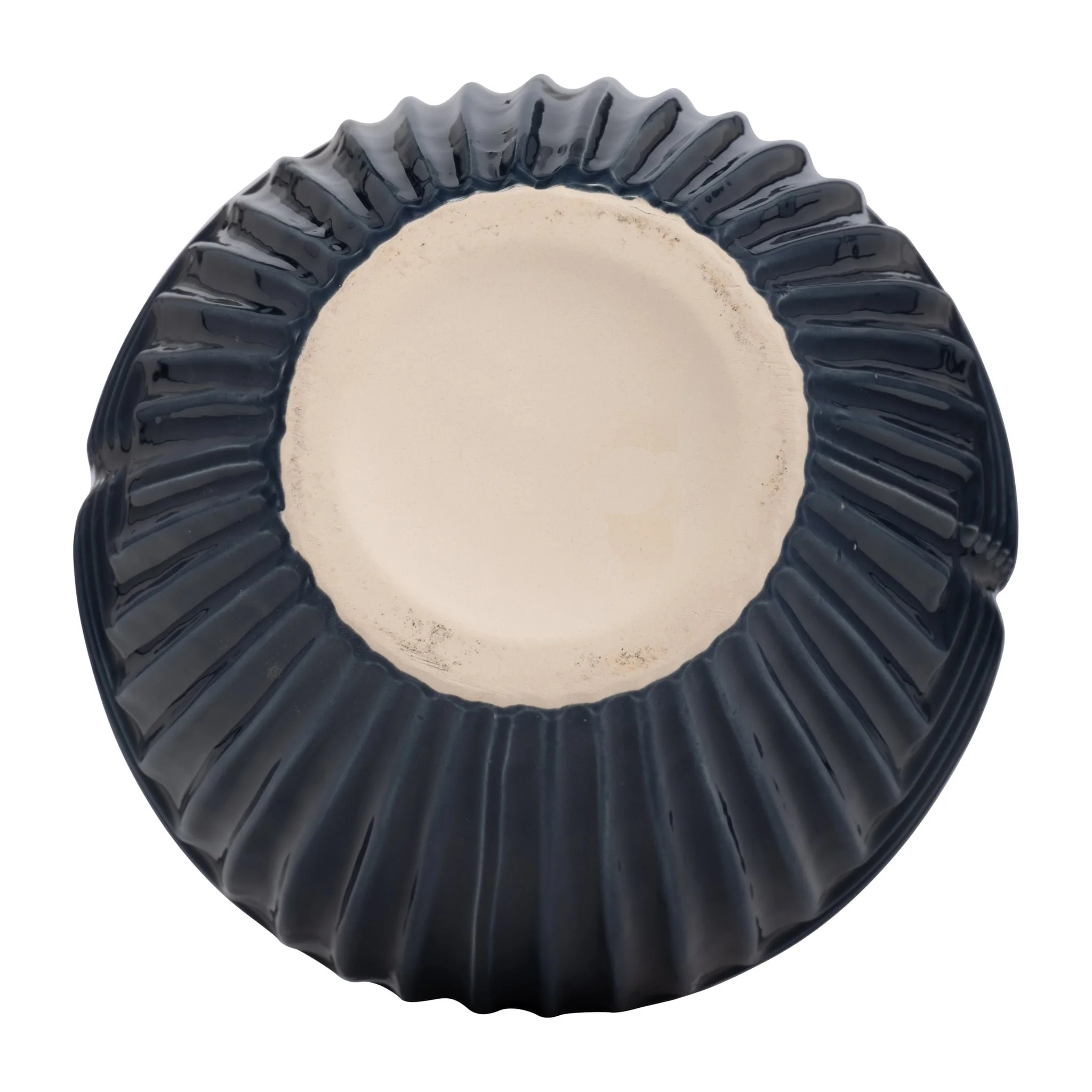Cer, 16" Tribal Vase, Navy Blue - Image 7