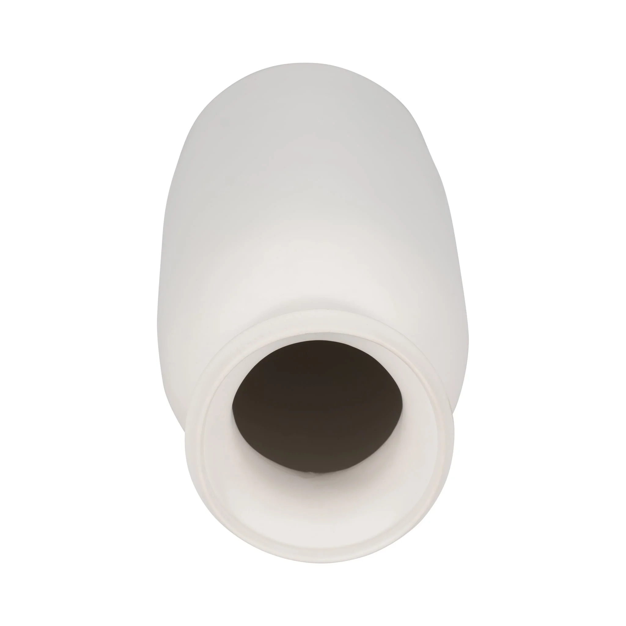 Cer, 16"h Tall Slim Vase, White - Image 5
