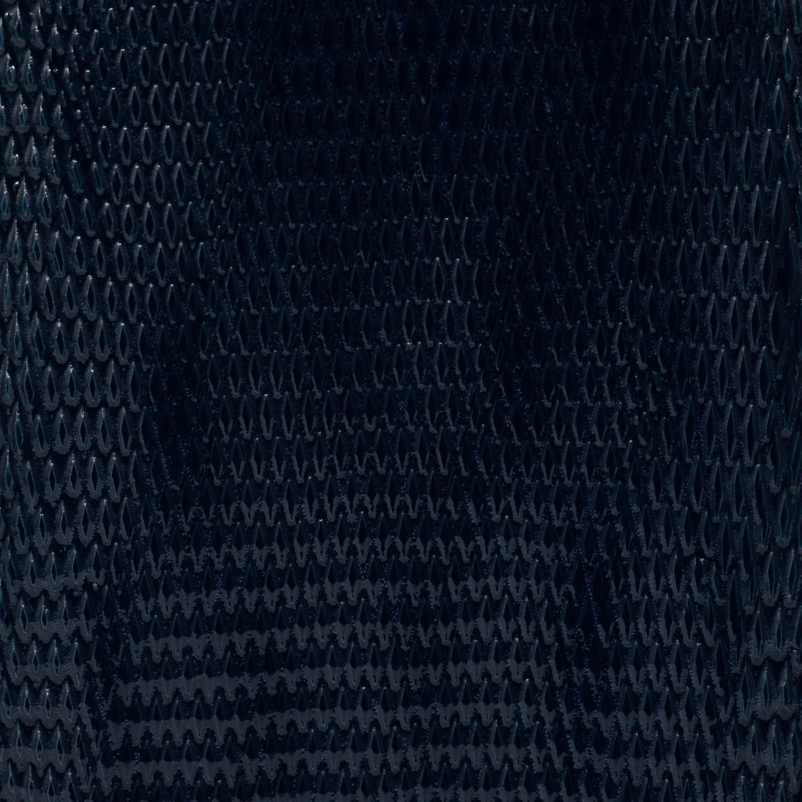 Cer, 18" Squared Grooved Vase, Navy Blue - Image 4