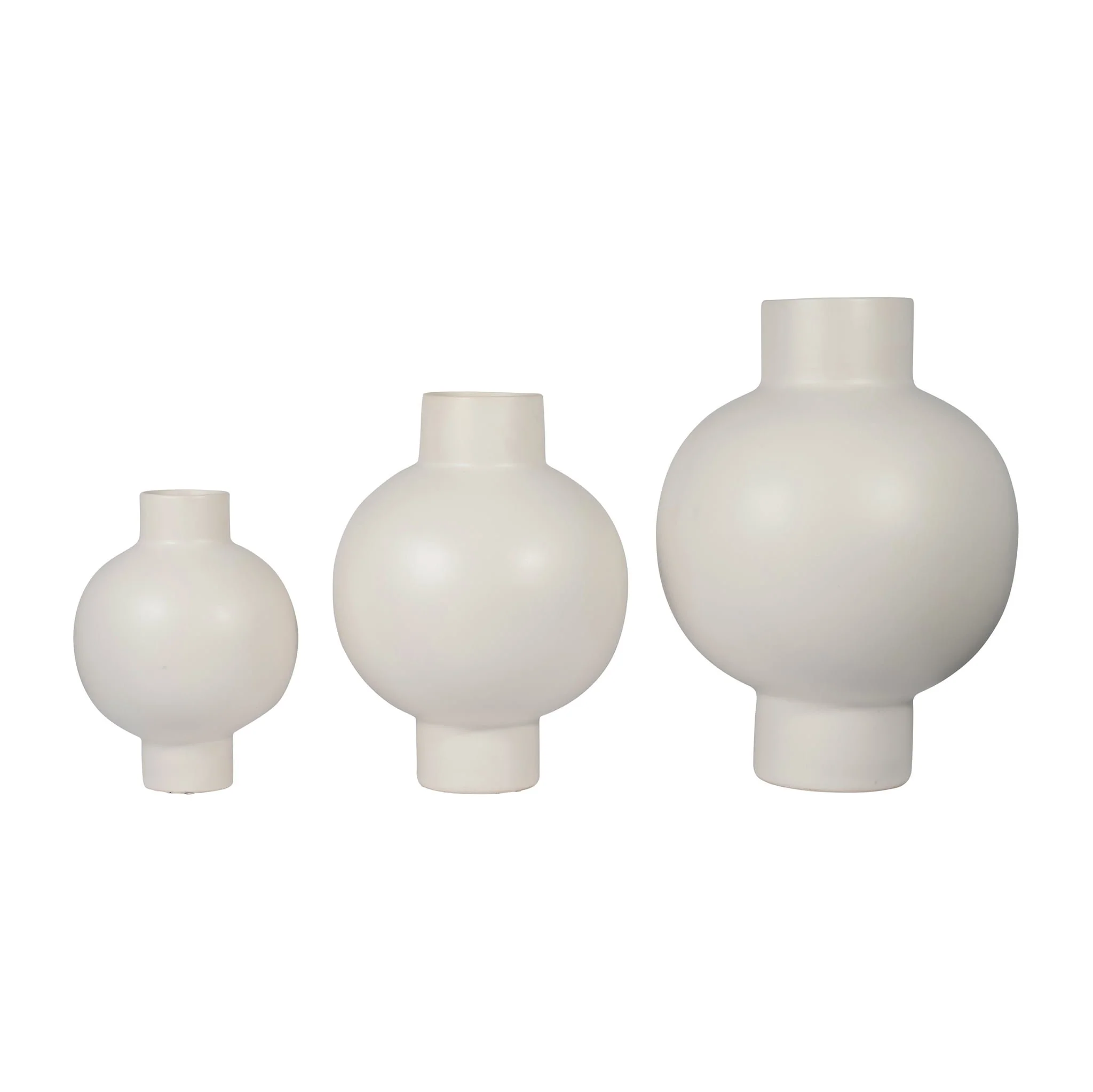 Cer, 18"h Bubble Vase, Creme - Image 7