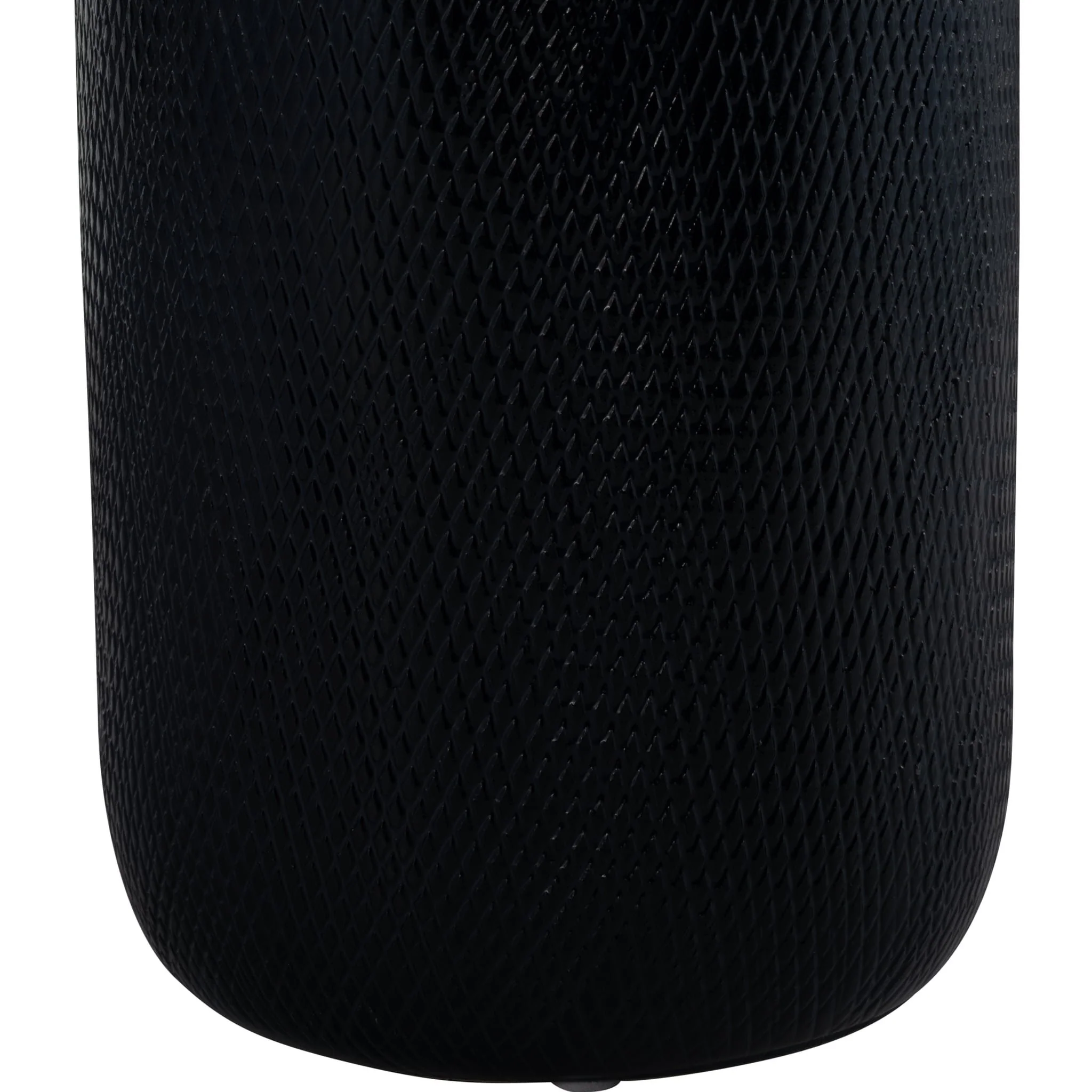 Cer, 18"h Grooved Vase, Navy Blue - Image 3