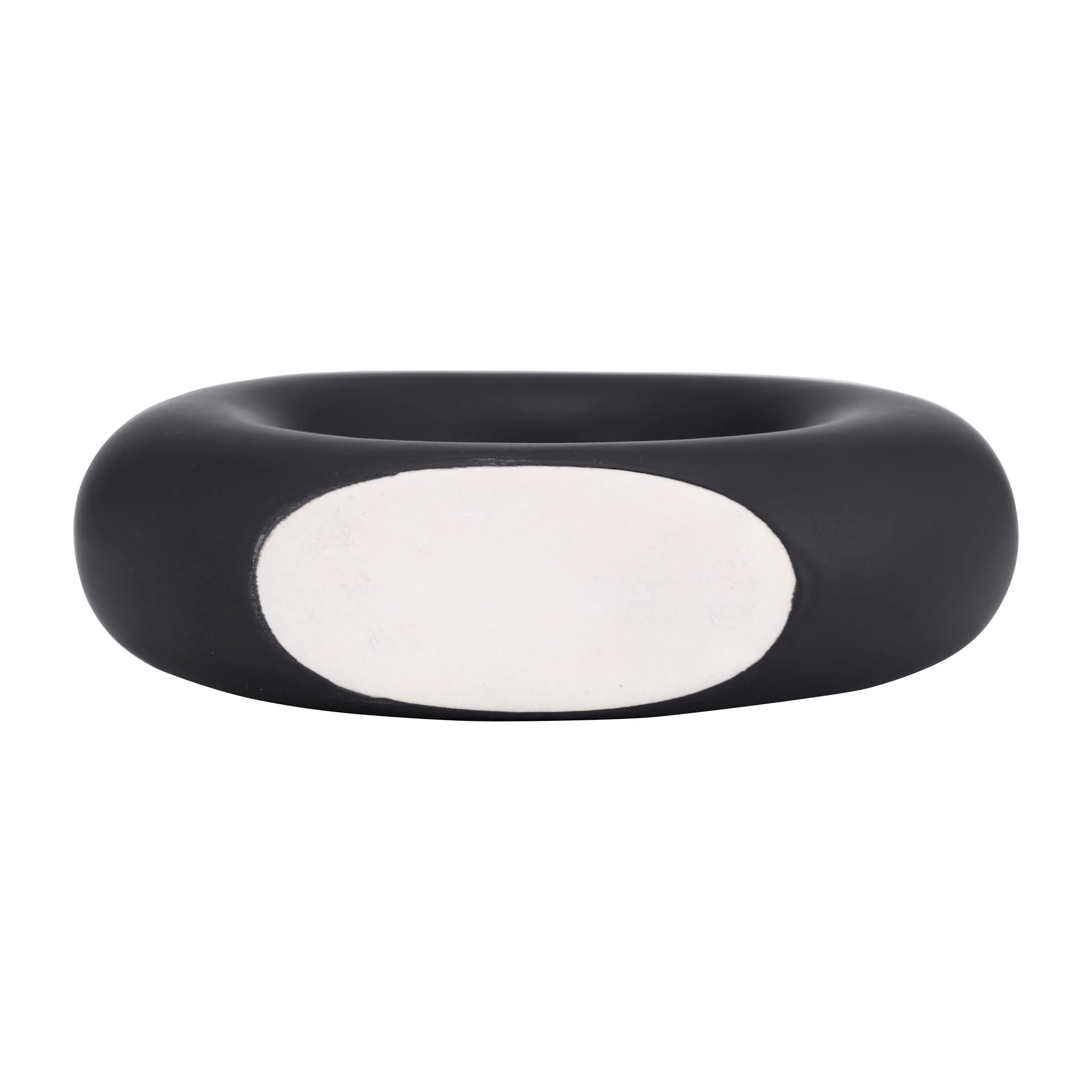 Cer, 5" Donut Vase, Black - Image 7