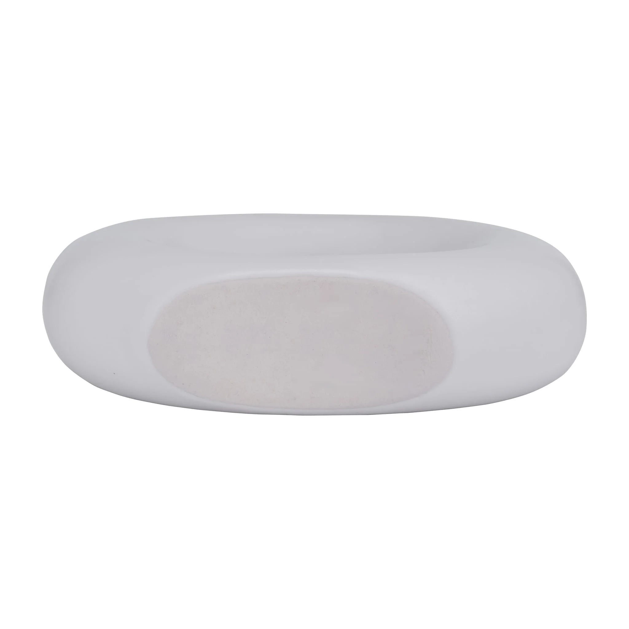 Cer, 5" Donut Vase, White - Image 7