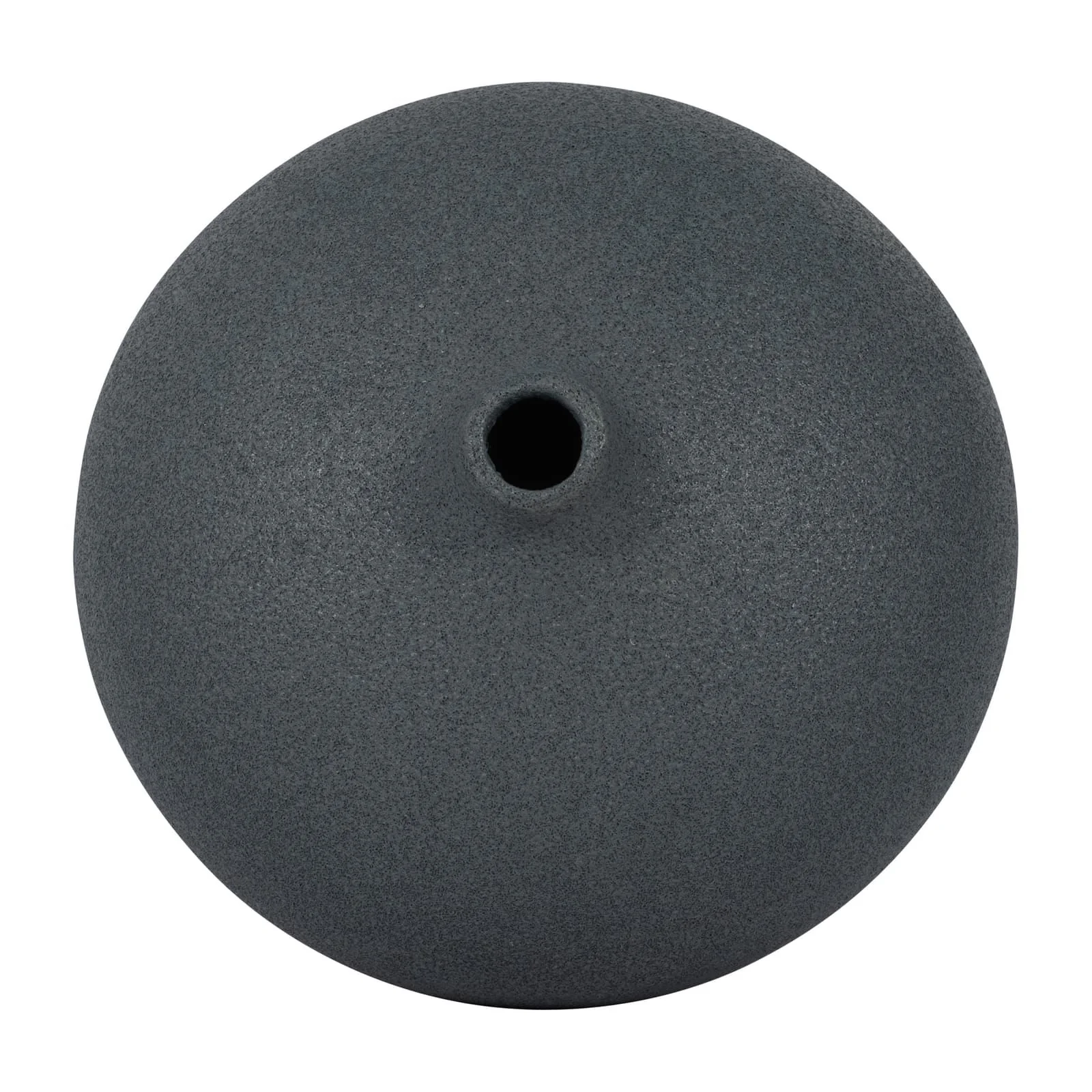Cer, 5" Round Volcanic Vase, Denim Navy Blue - Image 5
