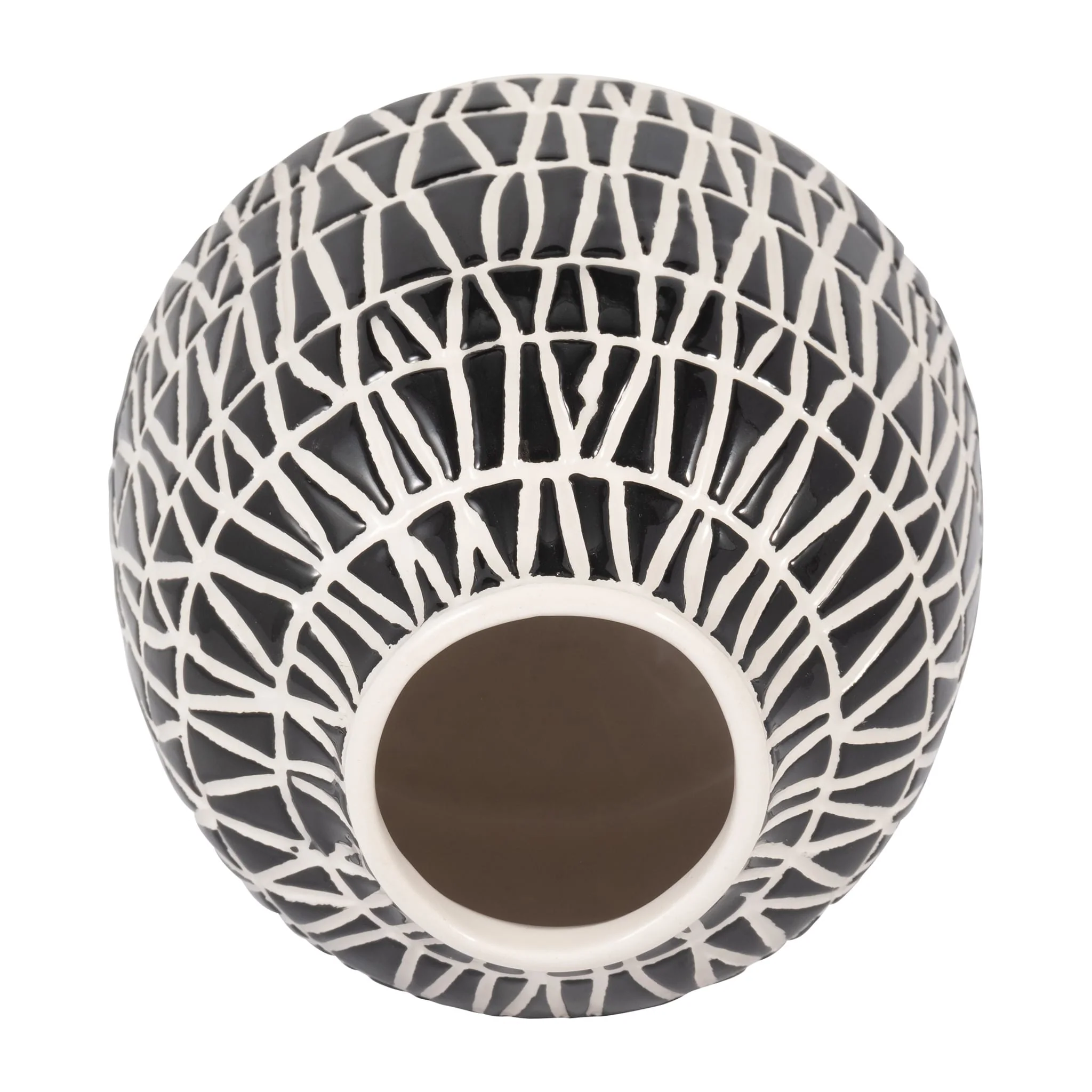 Cer, 5" Tribal Vase, Black - Image 5