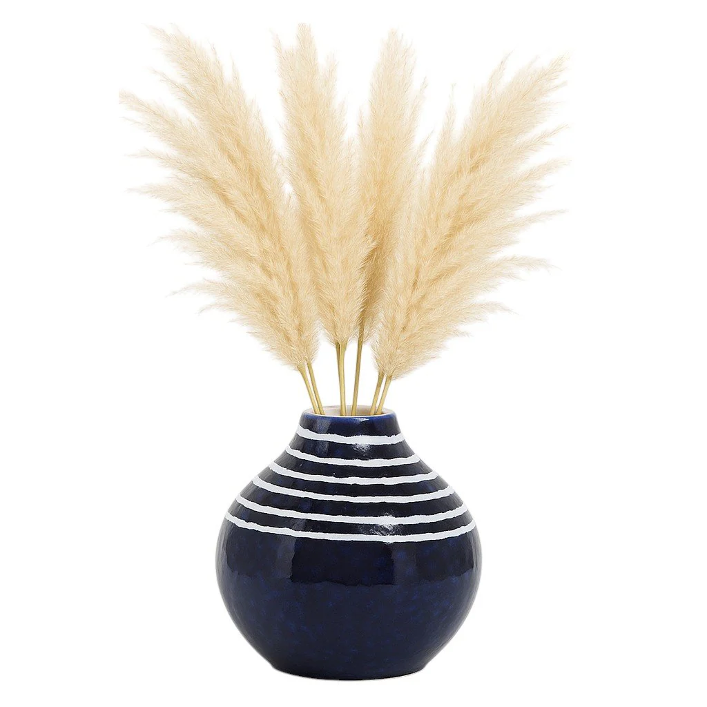 Cer, 5"h Primeval Vase, Blue - Image 2
