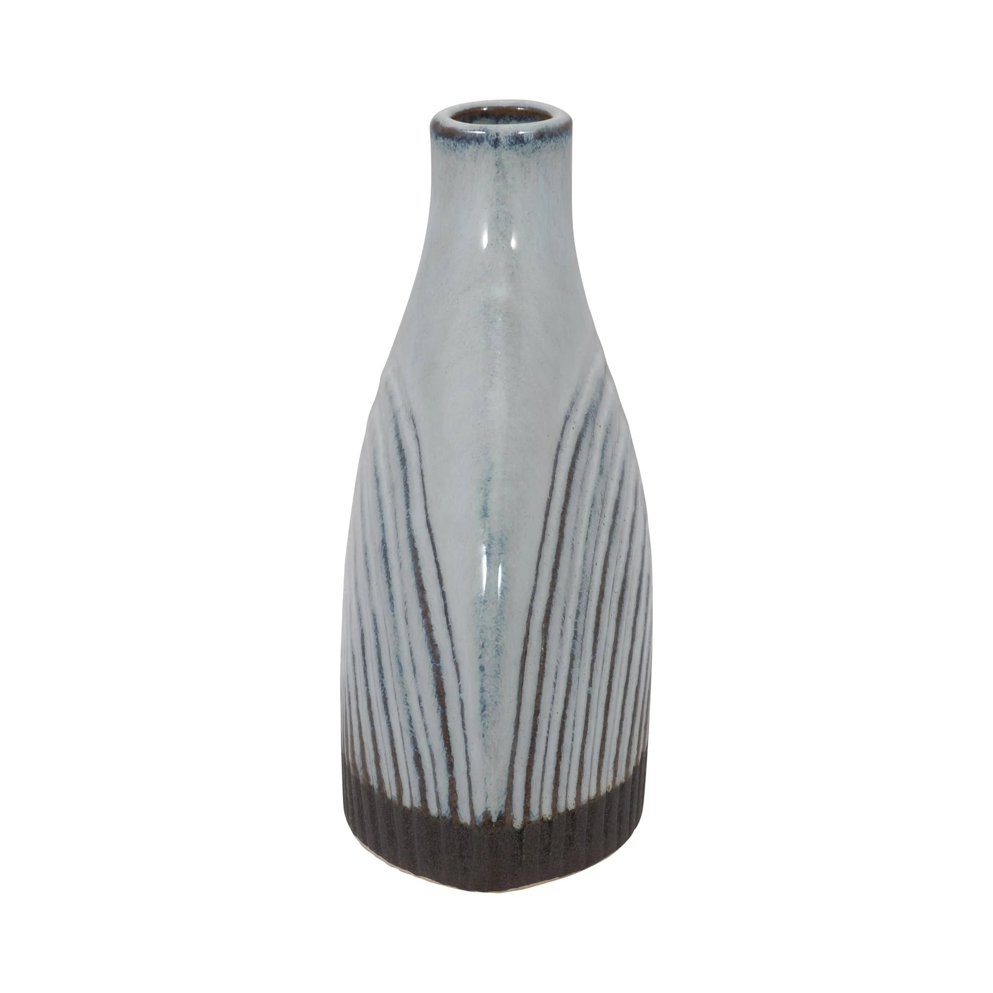 Cer, 6" Half Dome Arch Vase, Blue - Image 4