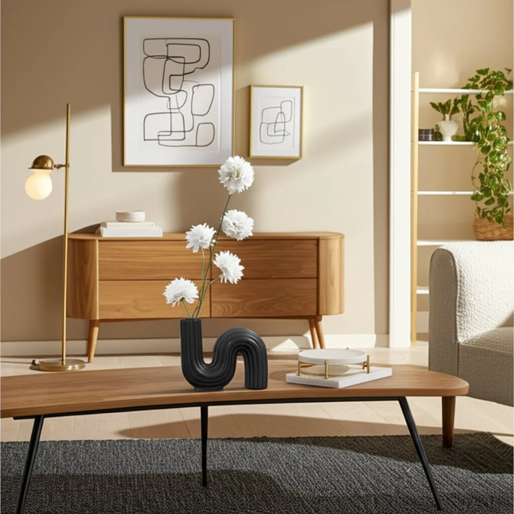 Cer, 6" Loopy Vase, Black - Image 11