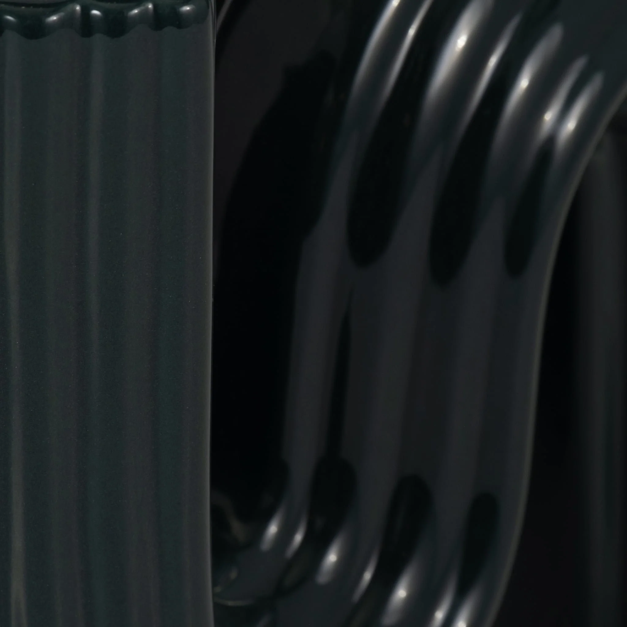 Cer, 6" Loopy Vase, Forest Green - Image 5