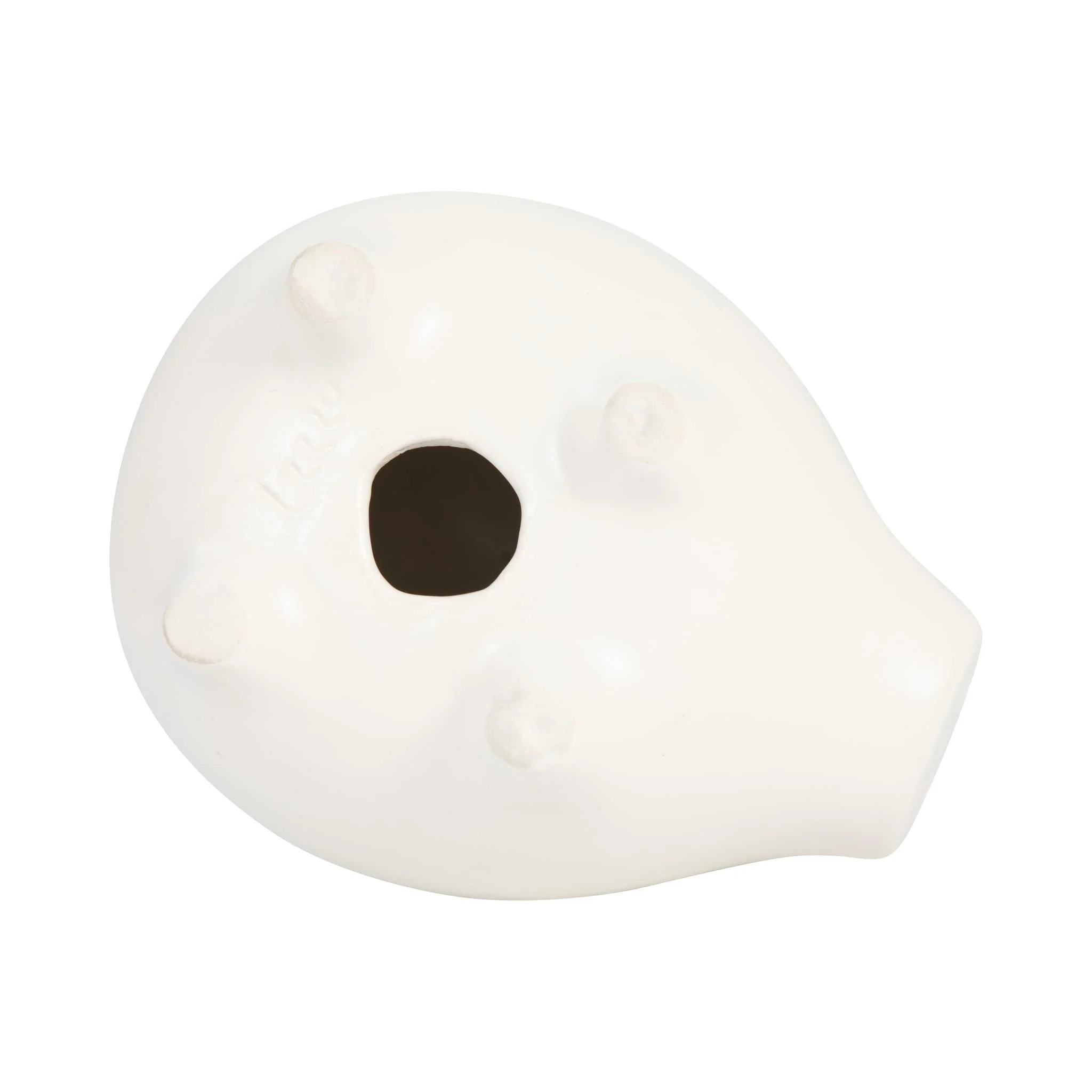 Cer, 6" Pig With Crown, White - Image 7