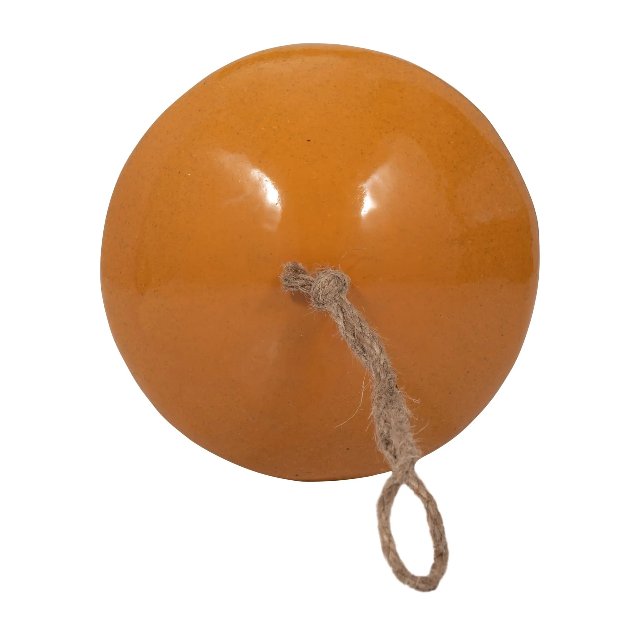 Cer, 6" Round Bird Feeder, Dark Orange - Image 5