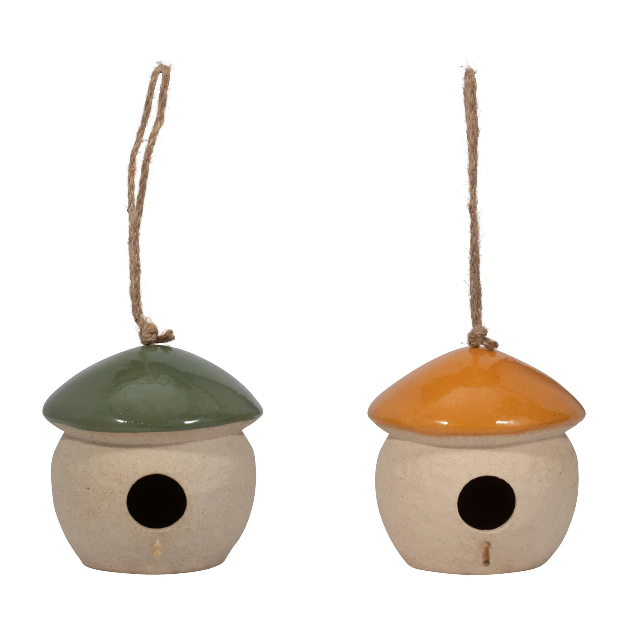 Cer, 6" Round Bird Feeder, Green - Image 8