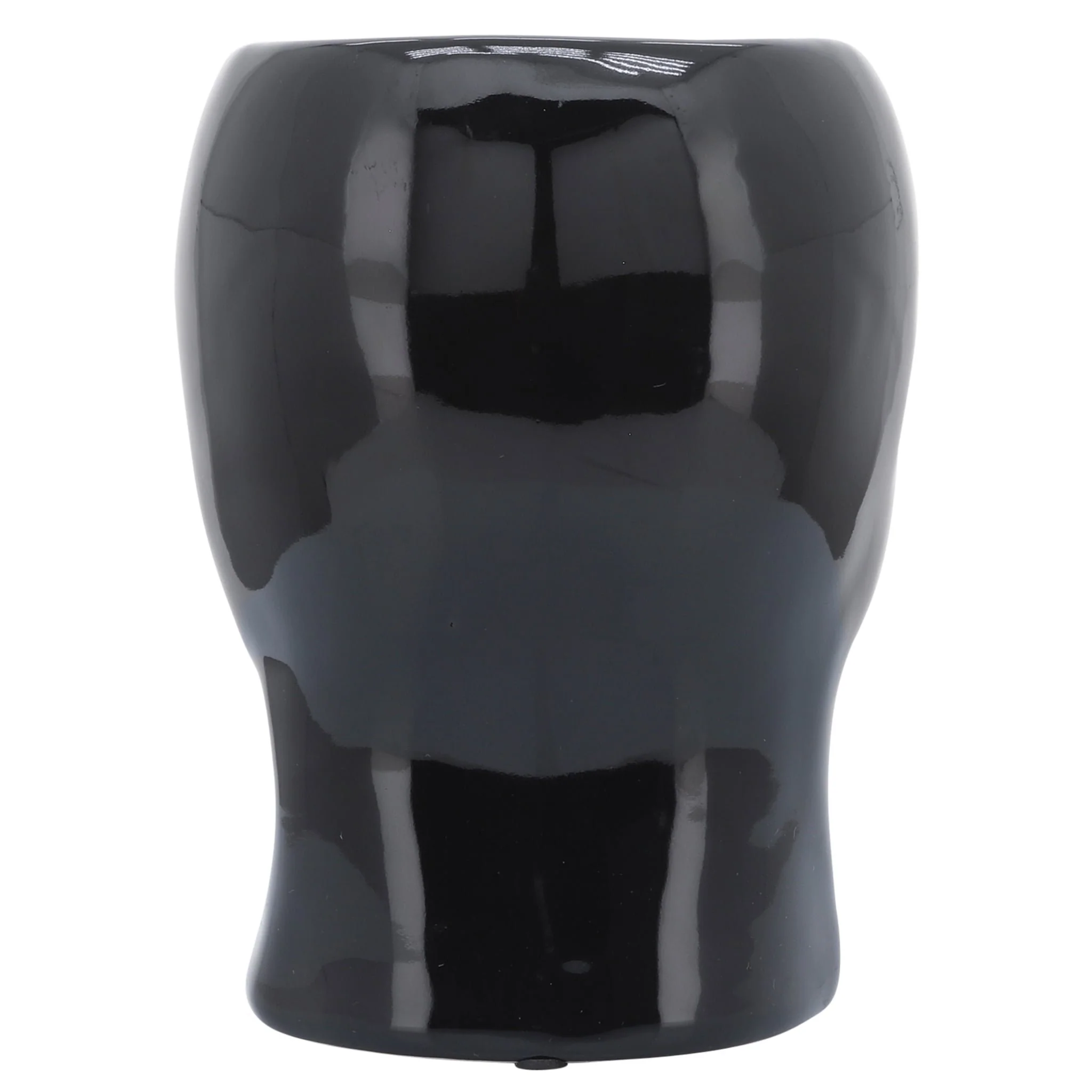Cer, 6" Skull Vase, Black - Image 5