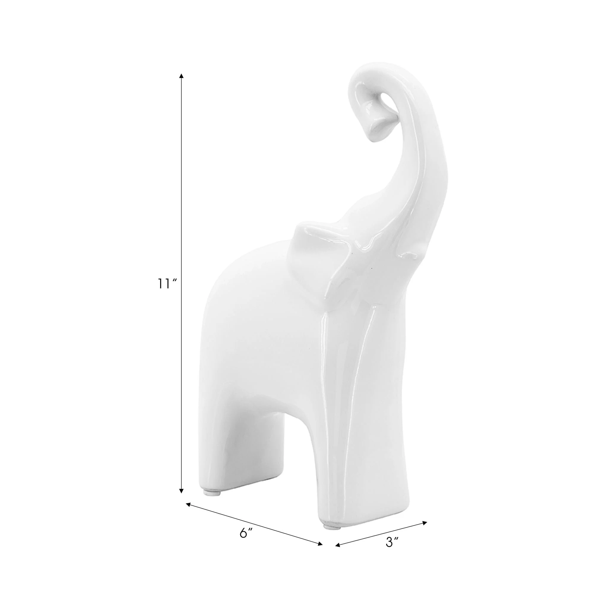 Cer, 6 X11" Elephant White - Image 5