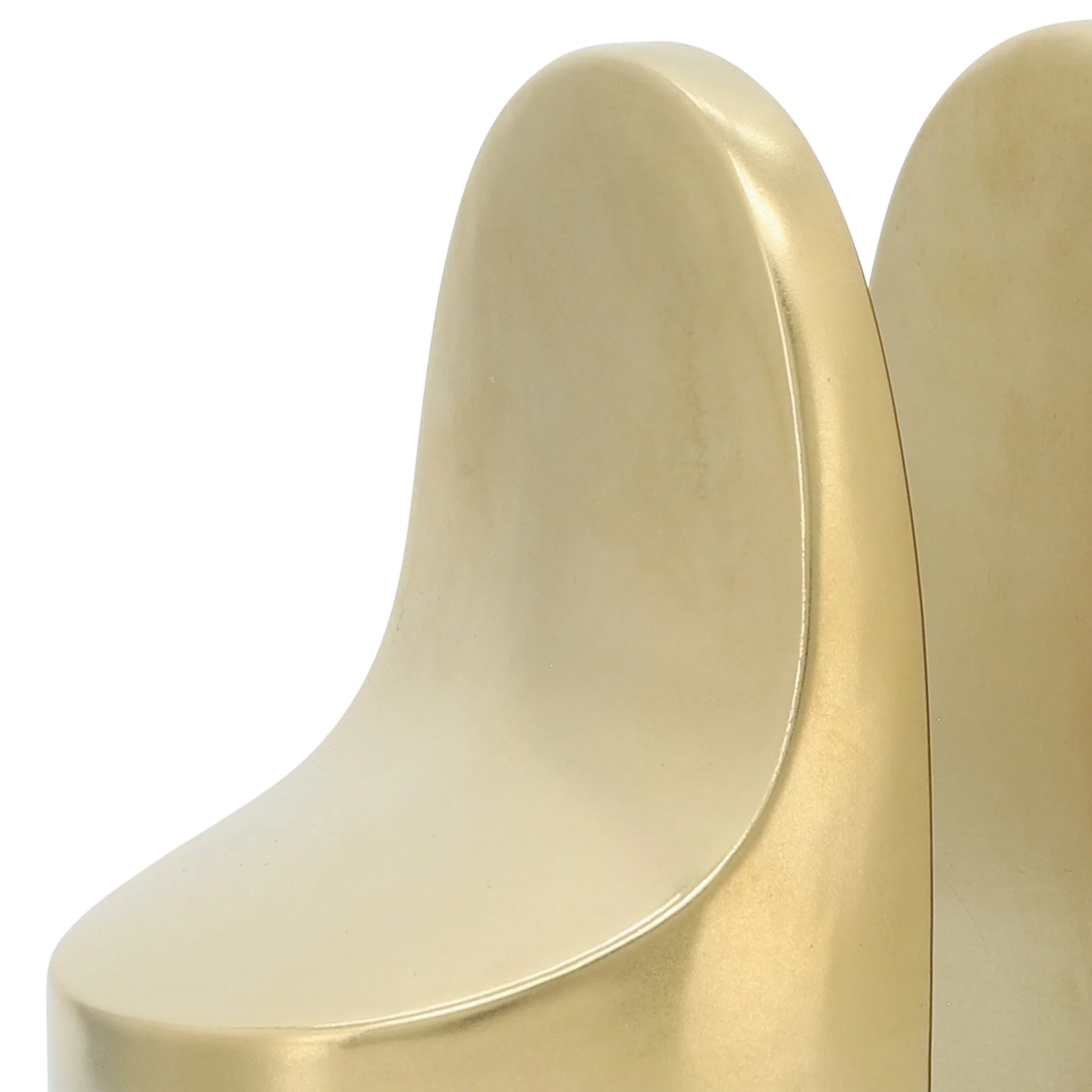 Cer, 6"h Contemporary Bookends, Gold - Image 7