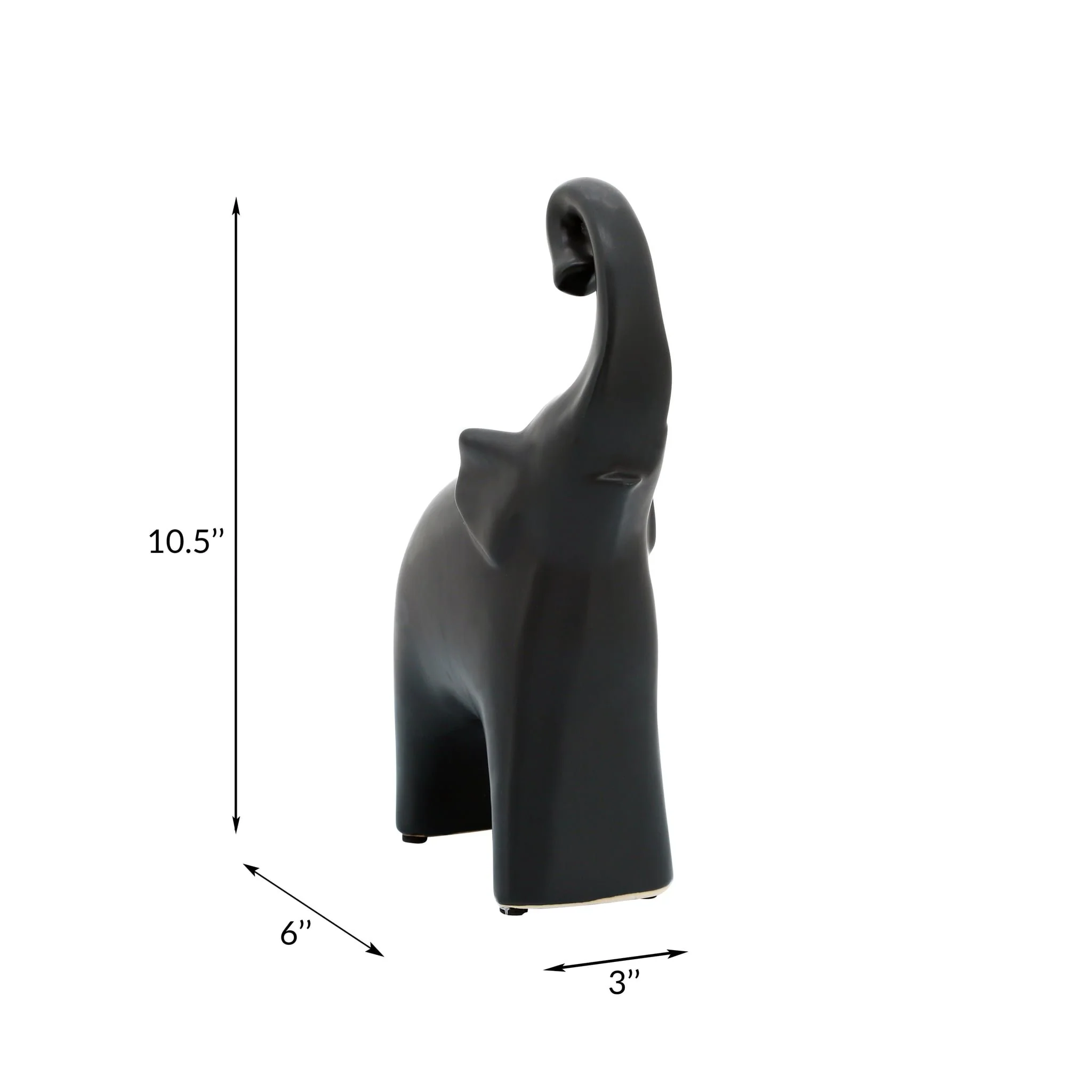 Cer, 6x11"  Elephant Matte Black - Image 7