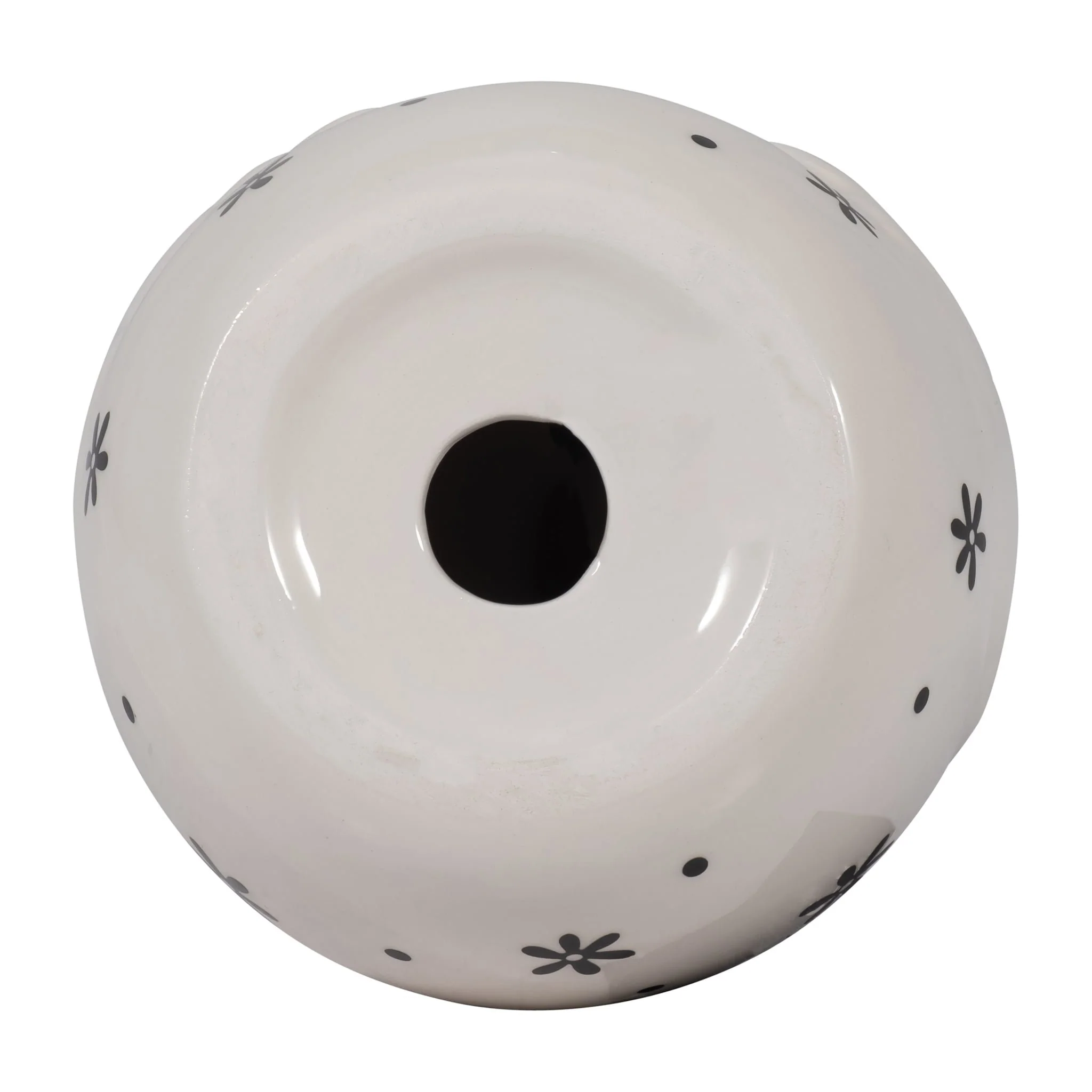 Cer, 7" Chubby Rooster With Glasses, Black/white - Image 7