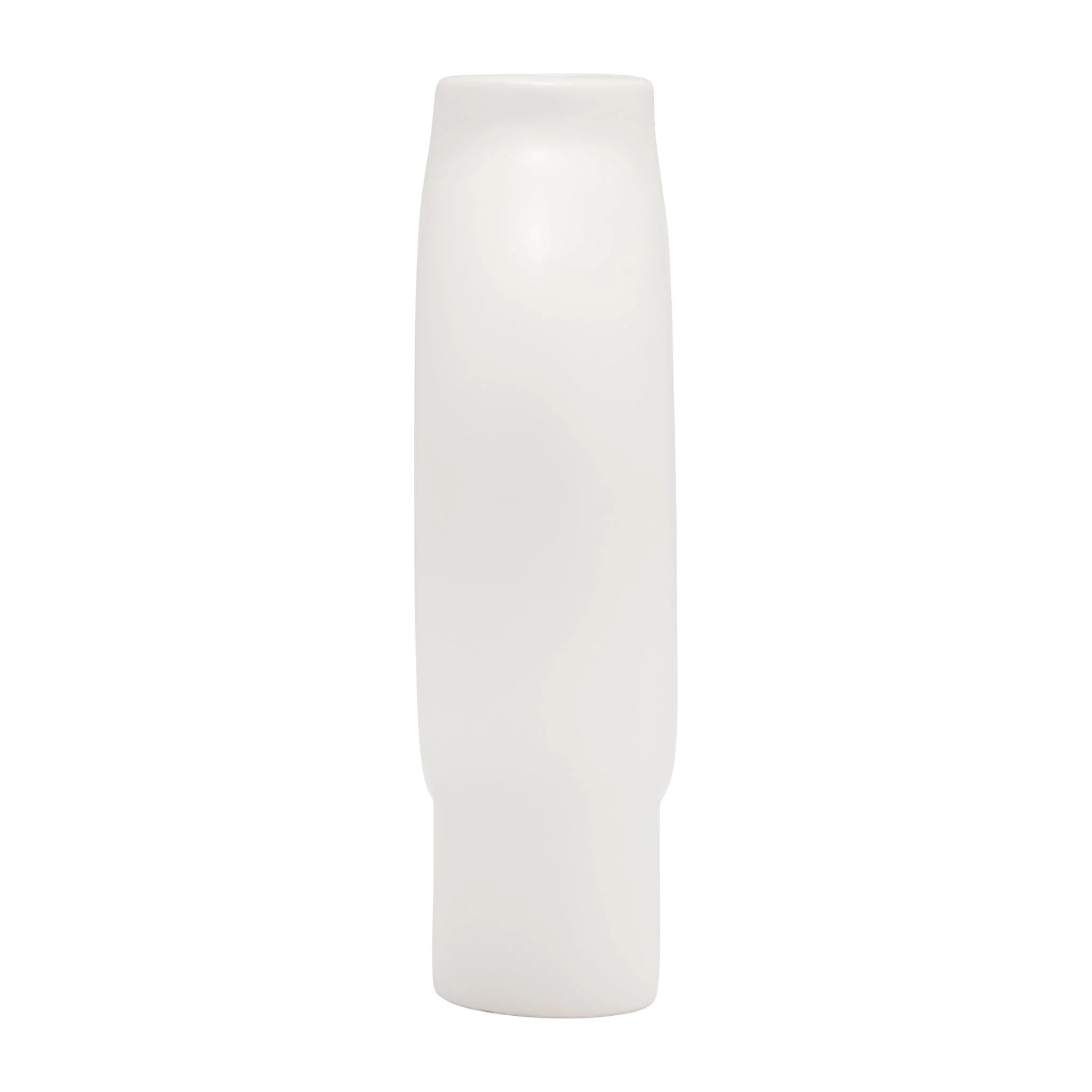 Cer,7",donut Footed Vase,white - Image 4