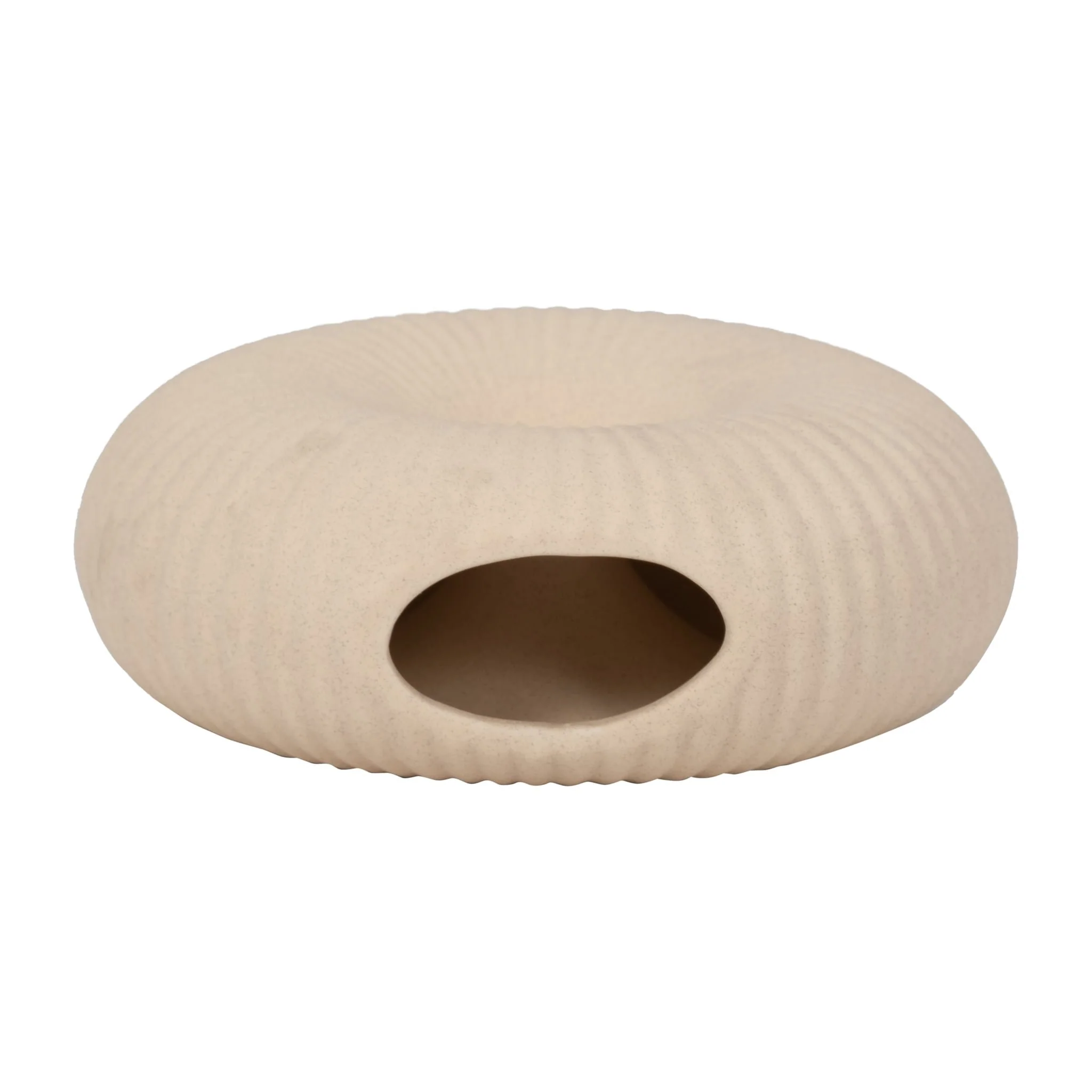 Cer, 7" Donut Hole Vase, Cotton - Image 6