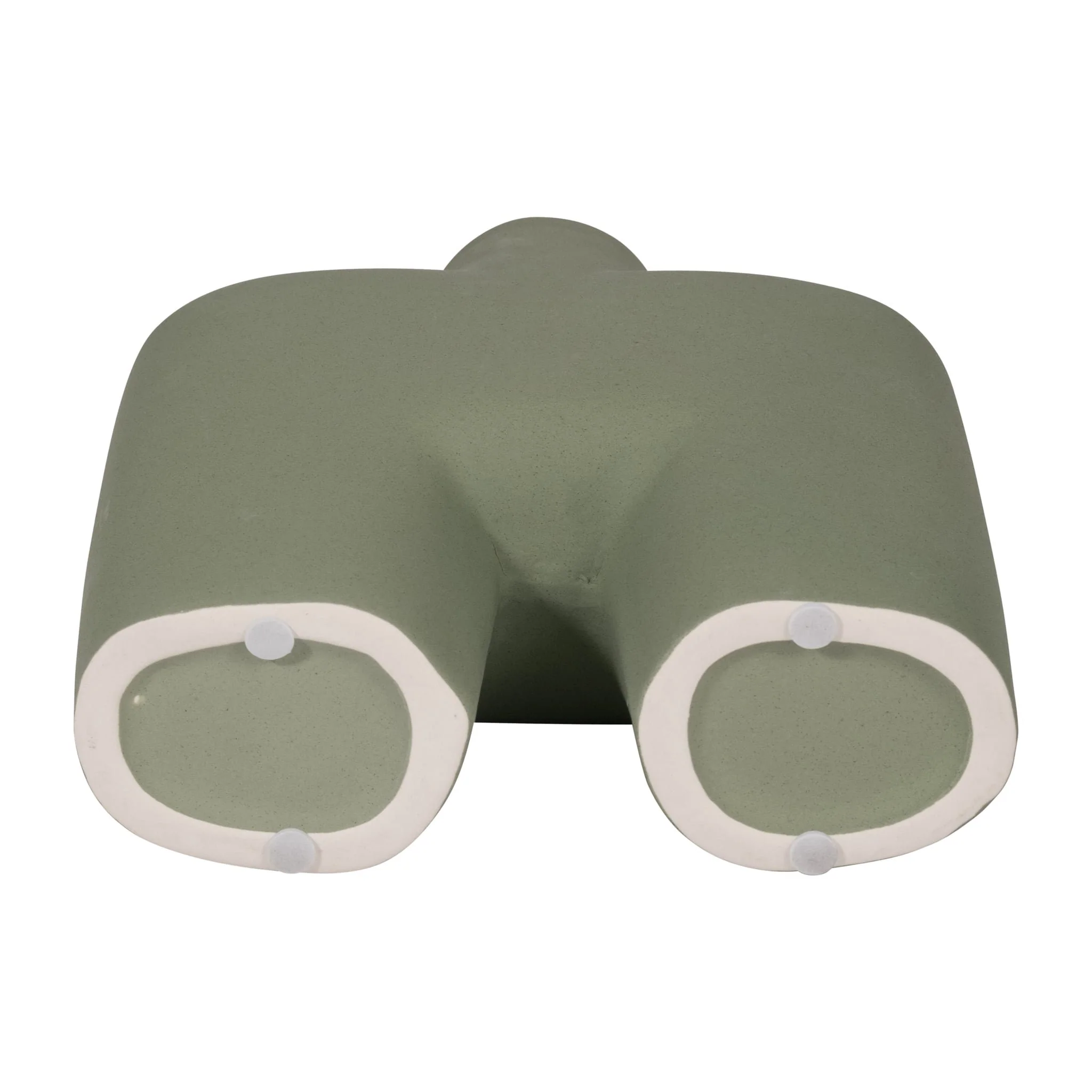 Cer, 7" Square Shape Vase, Dark Sage - Image 7