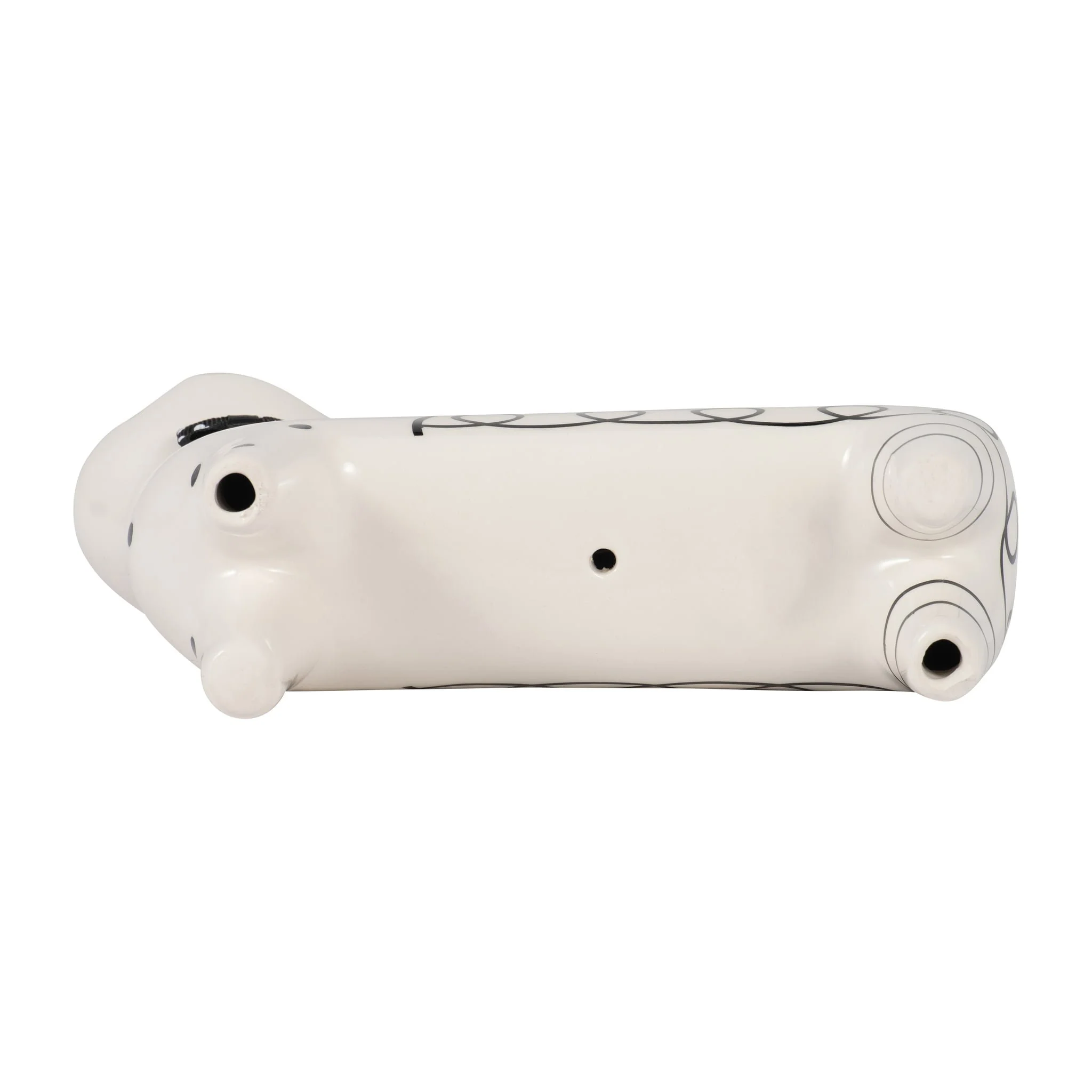 Cer, 7" Swirls Cat, White - Image 7