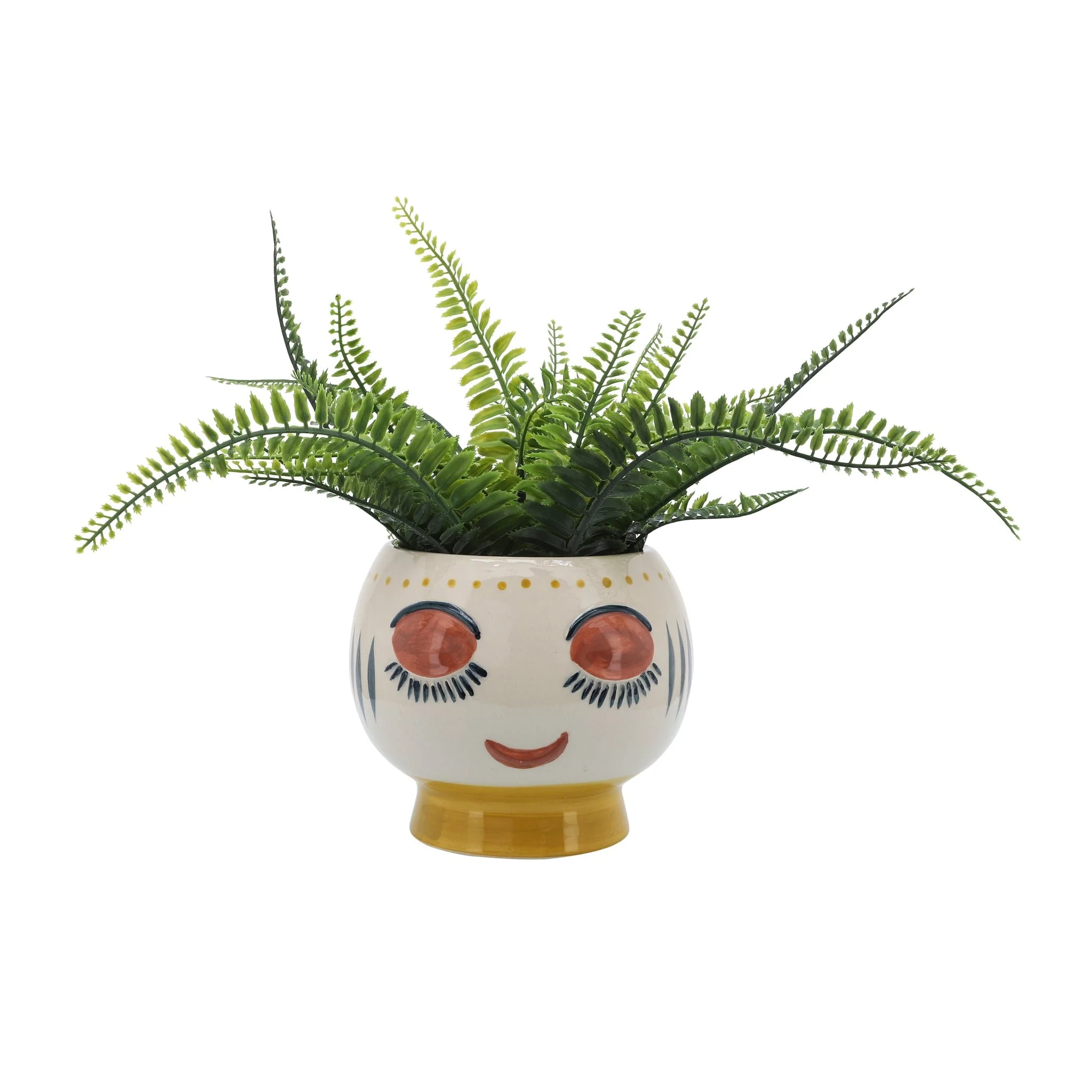 Cer, 7"d Face Planter, Multi - Image 5