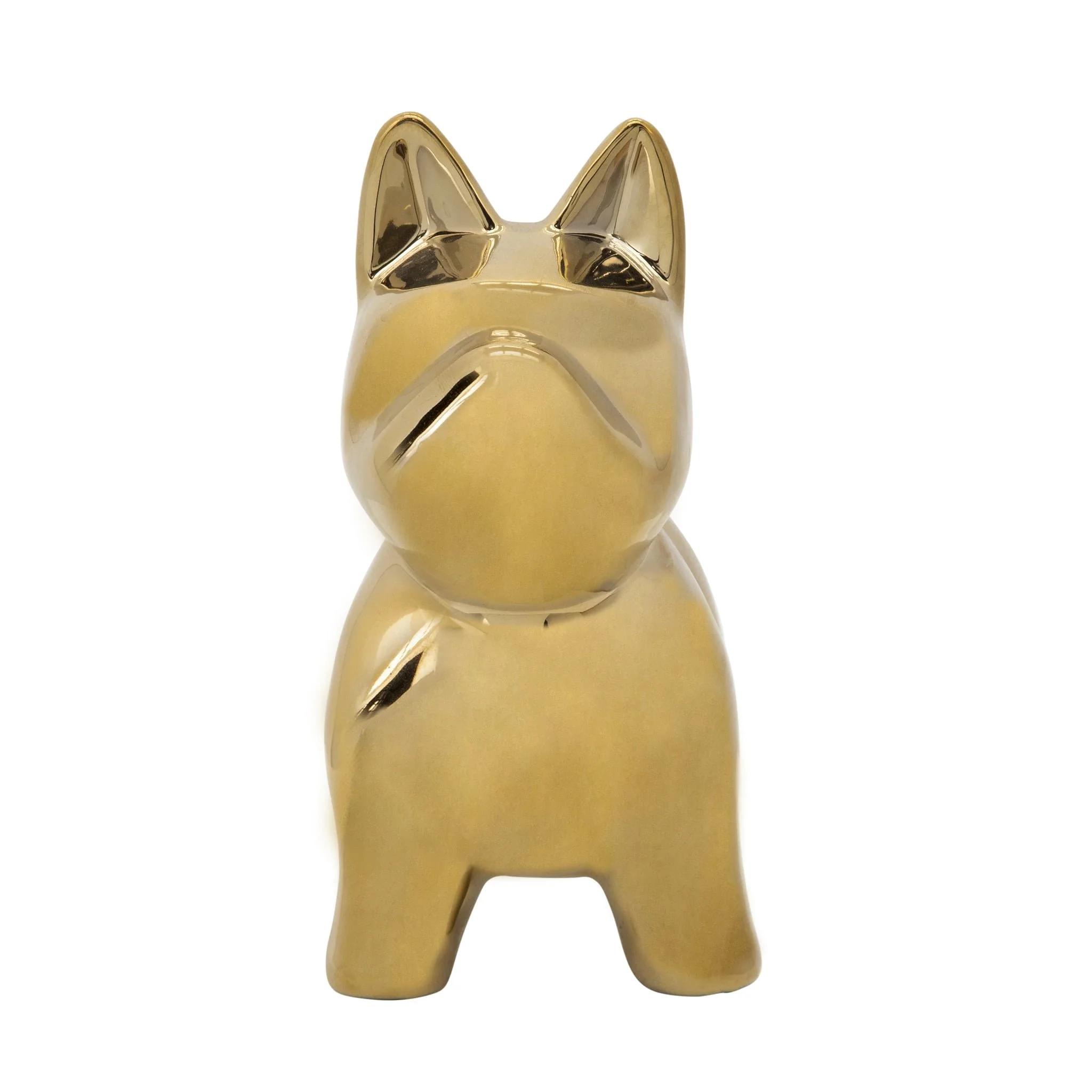 Cer, 8" Dog Table Deco, Gold - Image 2