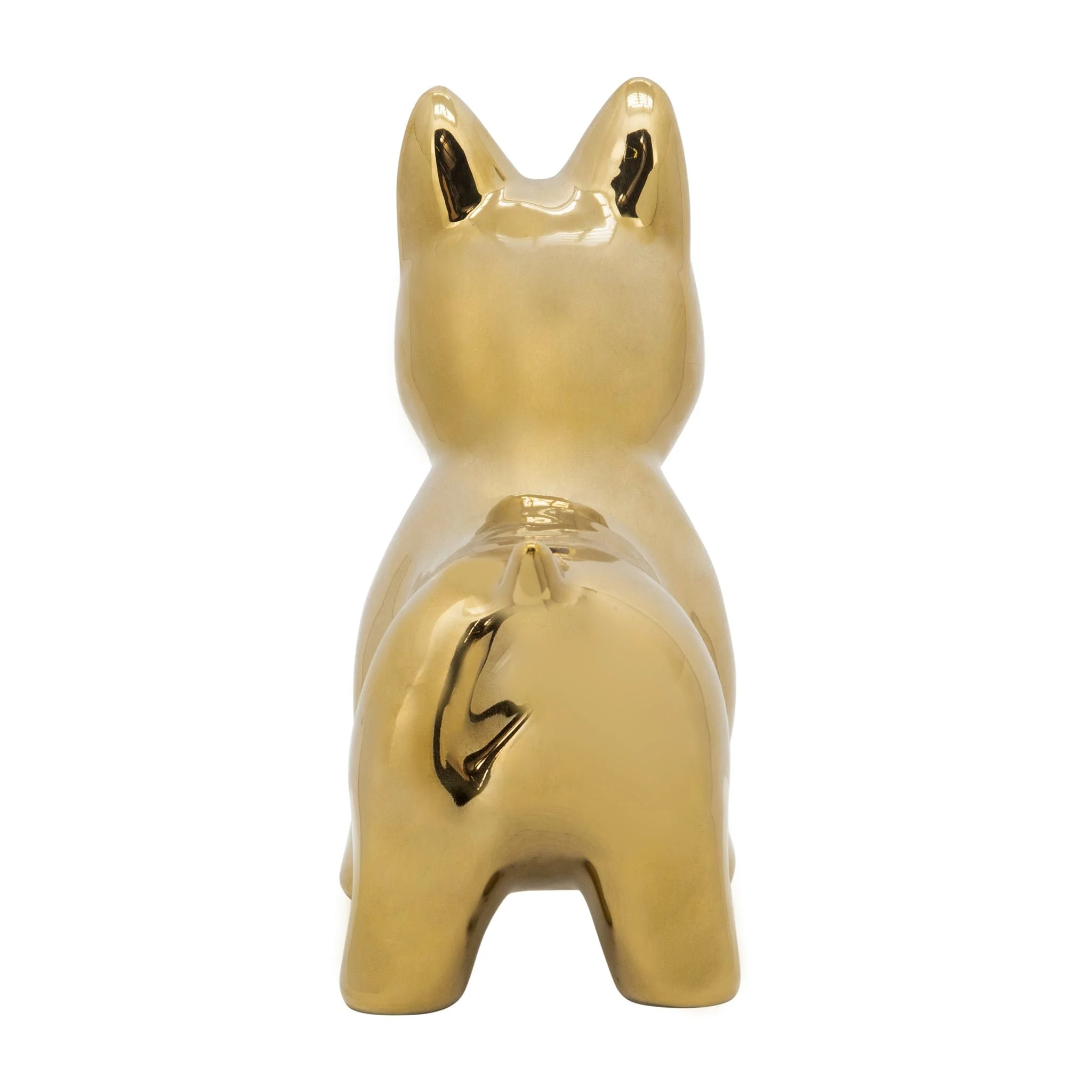 Cer, 8" Dog Table Deco, Gold - Image 3