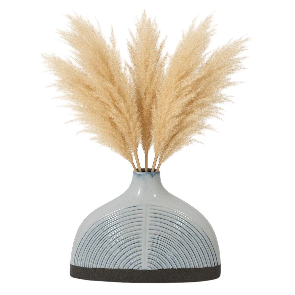 Cer, 8" Half Dome Arch Vase, Blue - Image 2