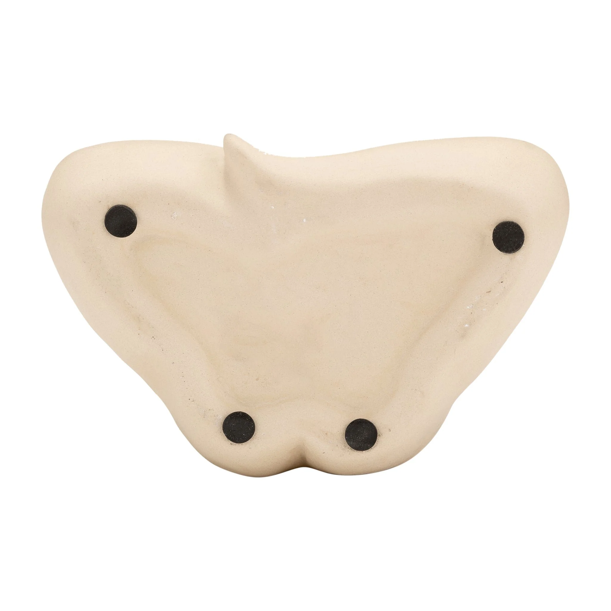 Cer, 8"h  Woman Body Flower Vase, Cream - Image 8