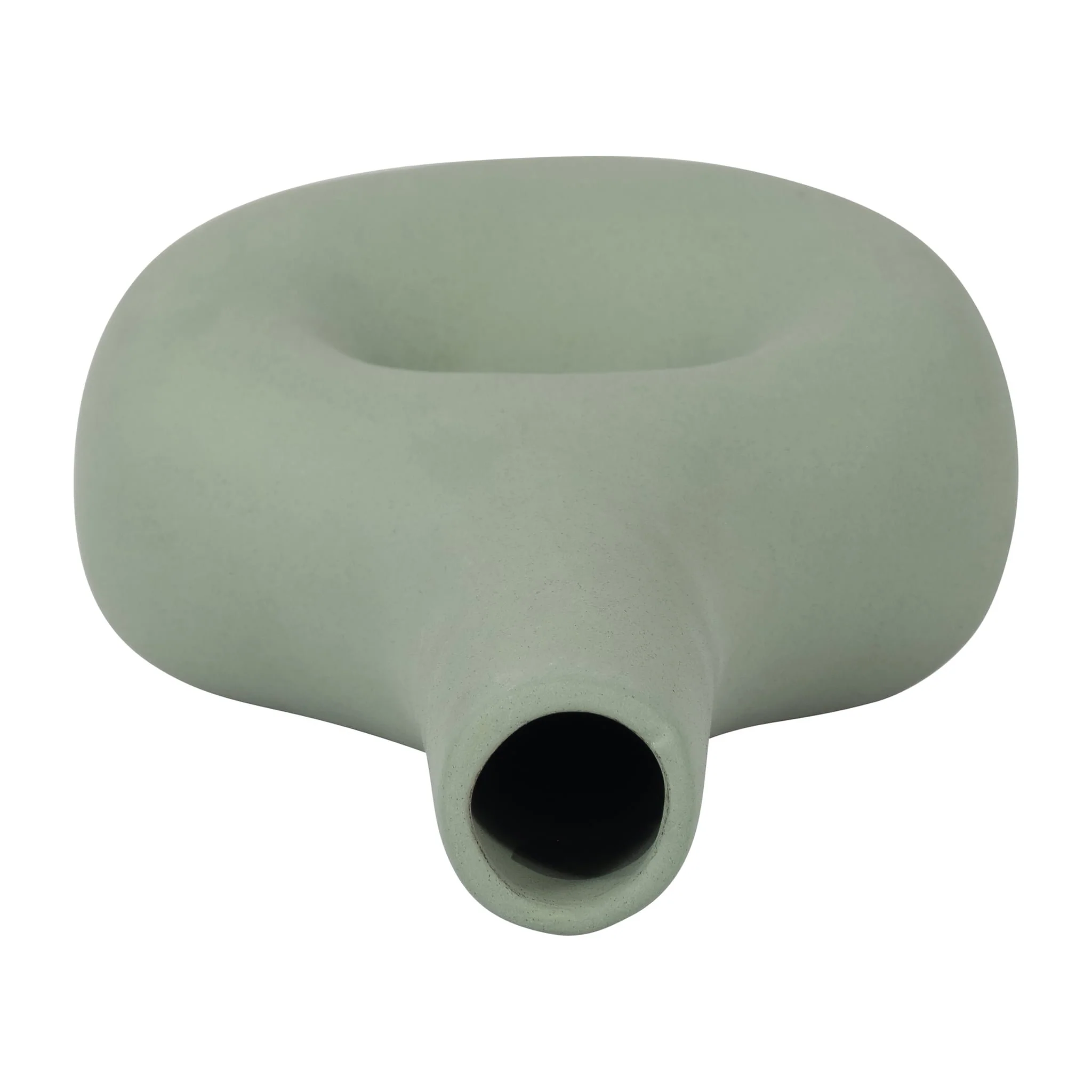 Cer, 9" Open Cut-out Nomad Vase, Dark Sage - Image 6