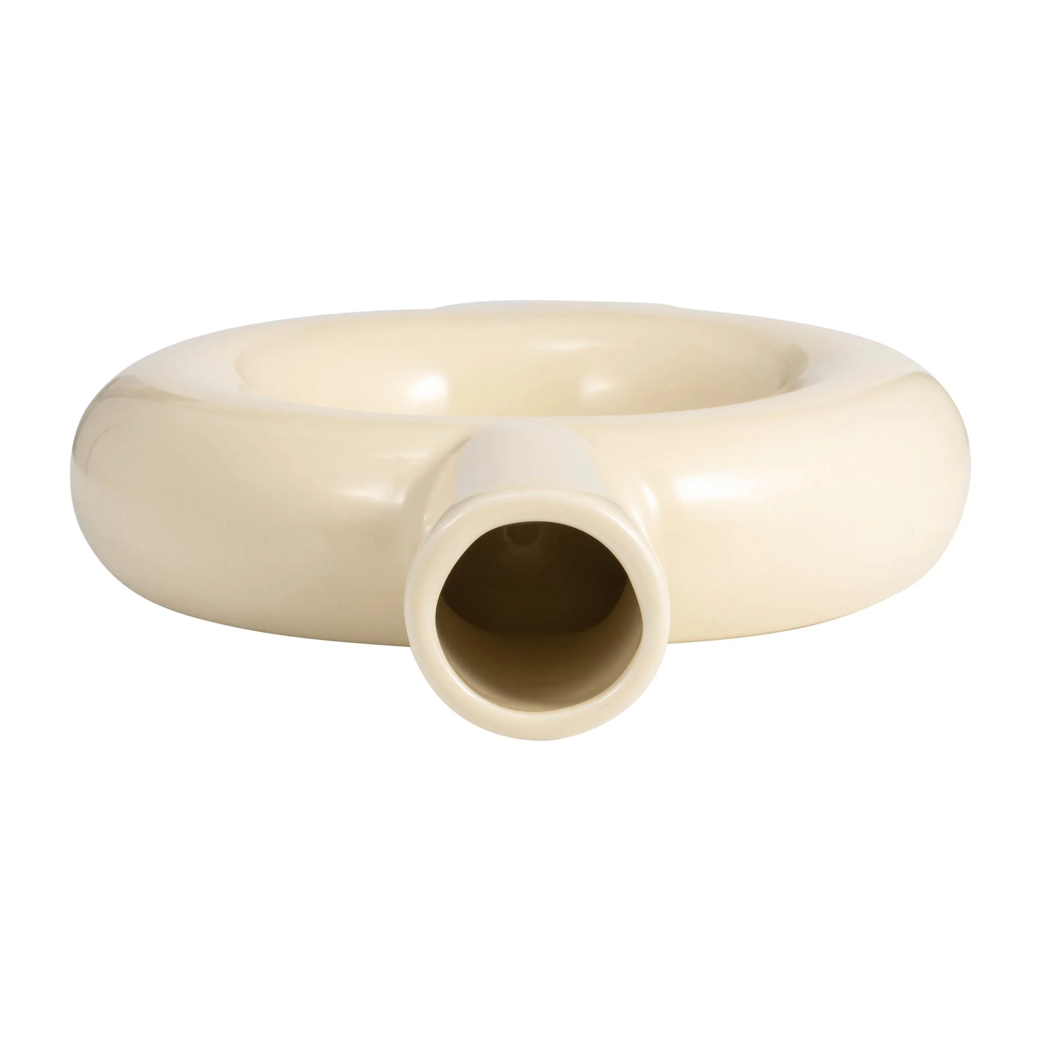 Cer, 9" Round Cut-out Vase, Cotton - Image 6