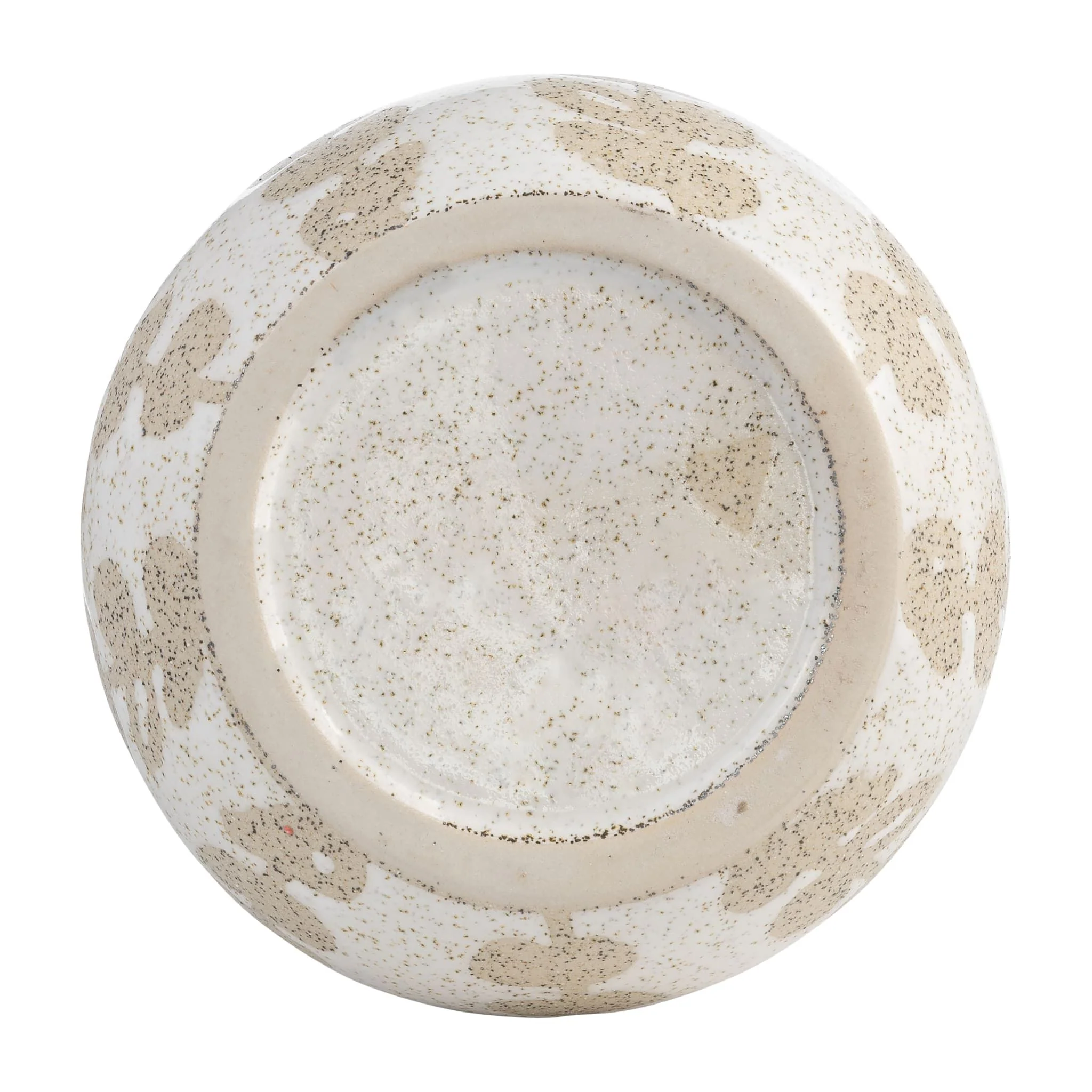 Cer, 9"h Botanical Vase, Ivory - Image 6