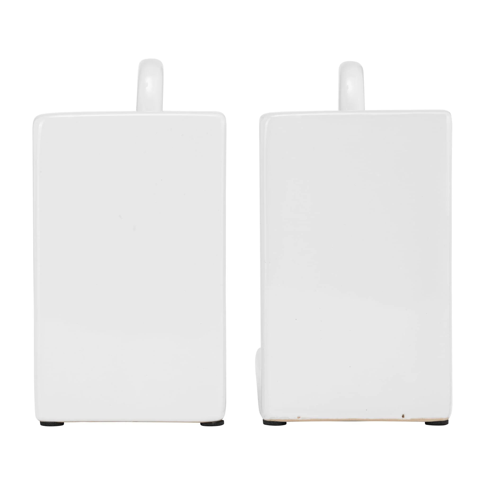 Cer,s/2 6" Arch Bookends, White - Image 5