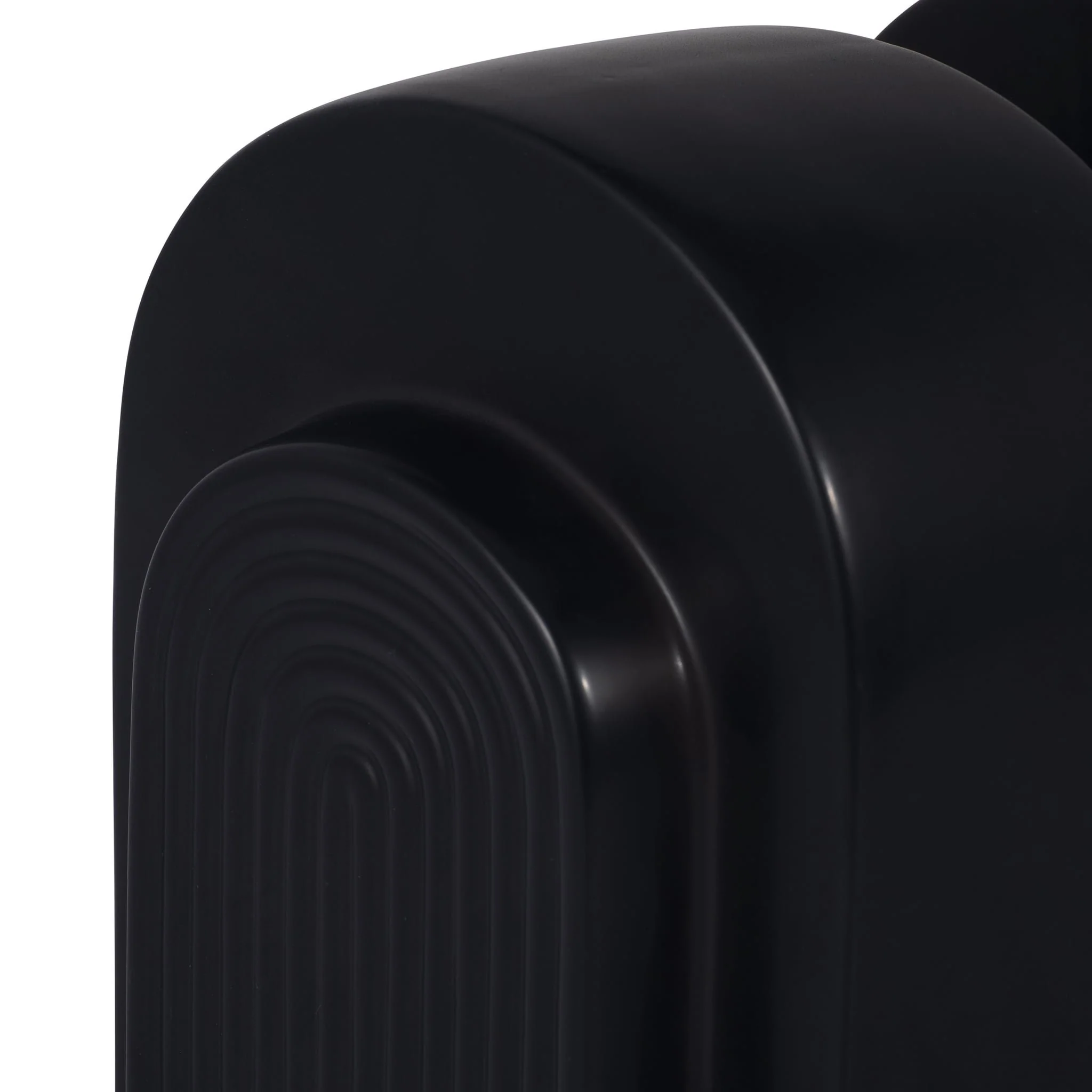 Cer, S/2 7" Arch Bookends, Black - Image 4