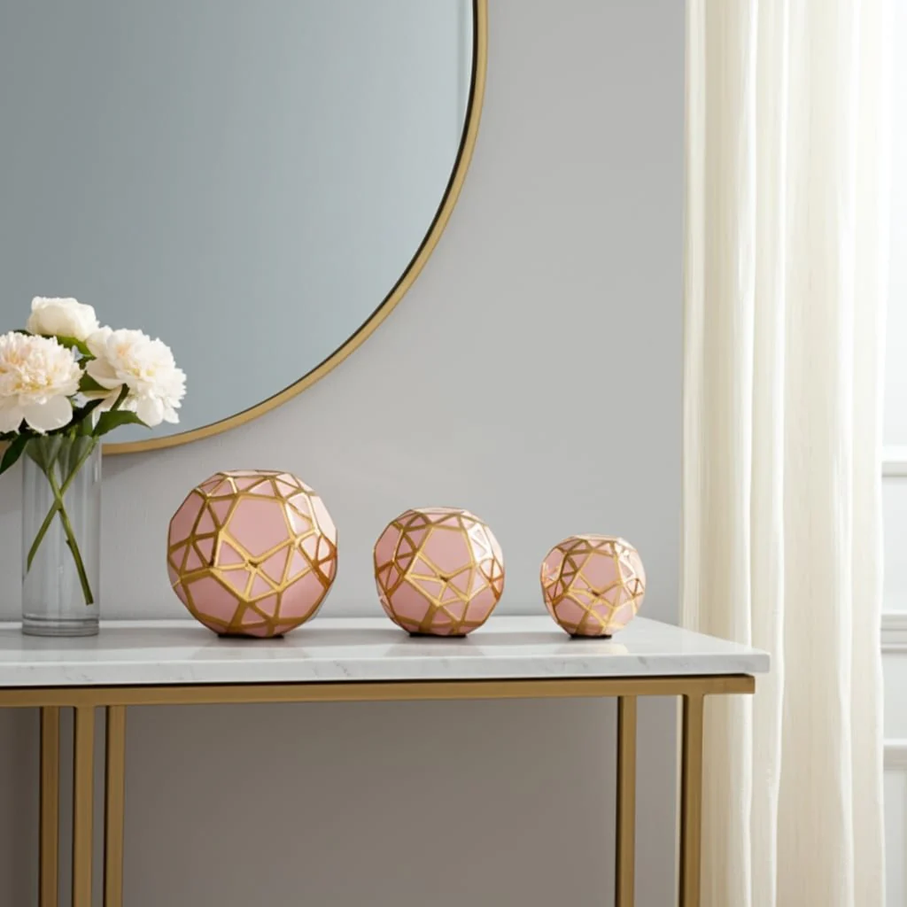 Cer, S/3 4/5/6", Orbs Blush/gold - Image 9