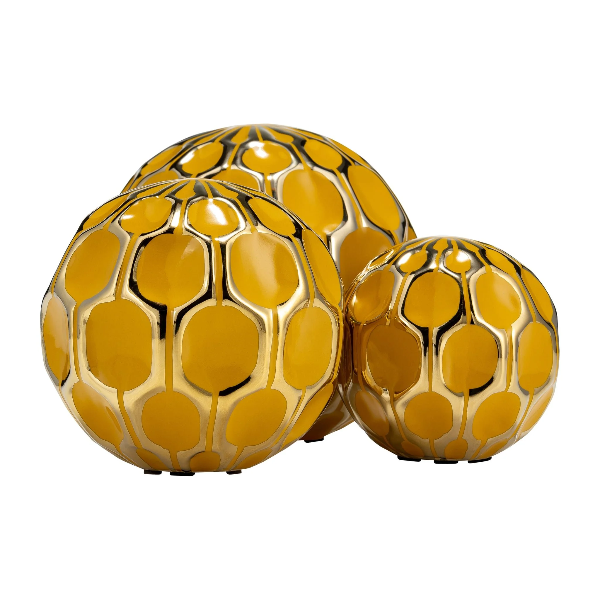 Cer S/3 4/5/6" Orbs, Honey/gold - Image 5