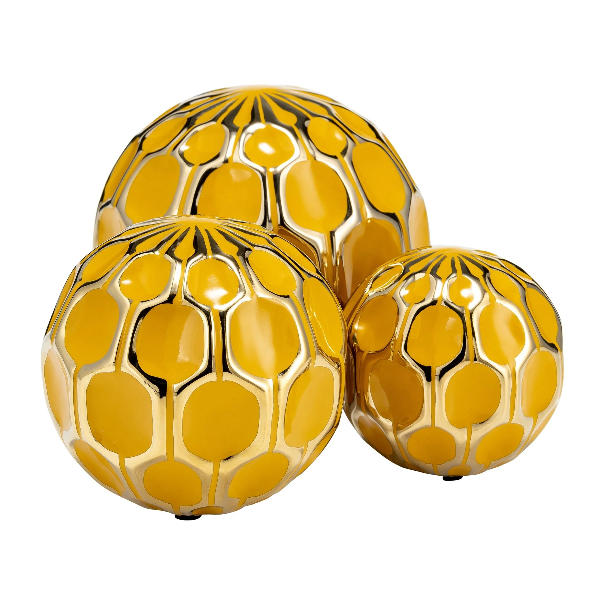 Cer S/3 4/5/6" Orbs, Honey/gold - Image 6