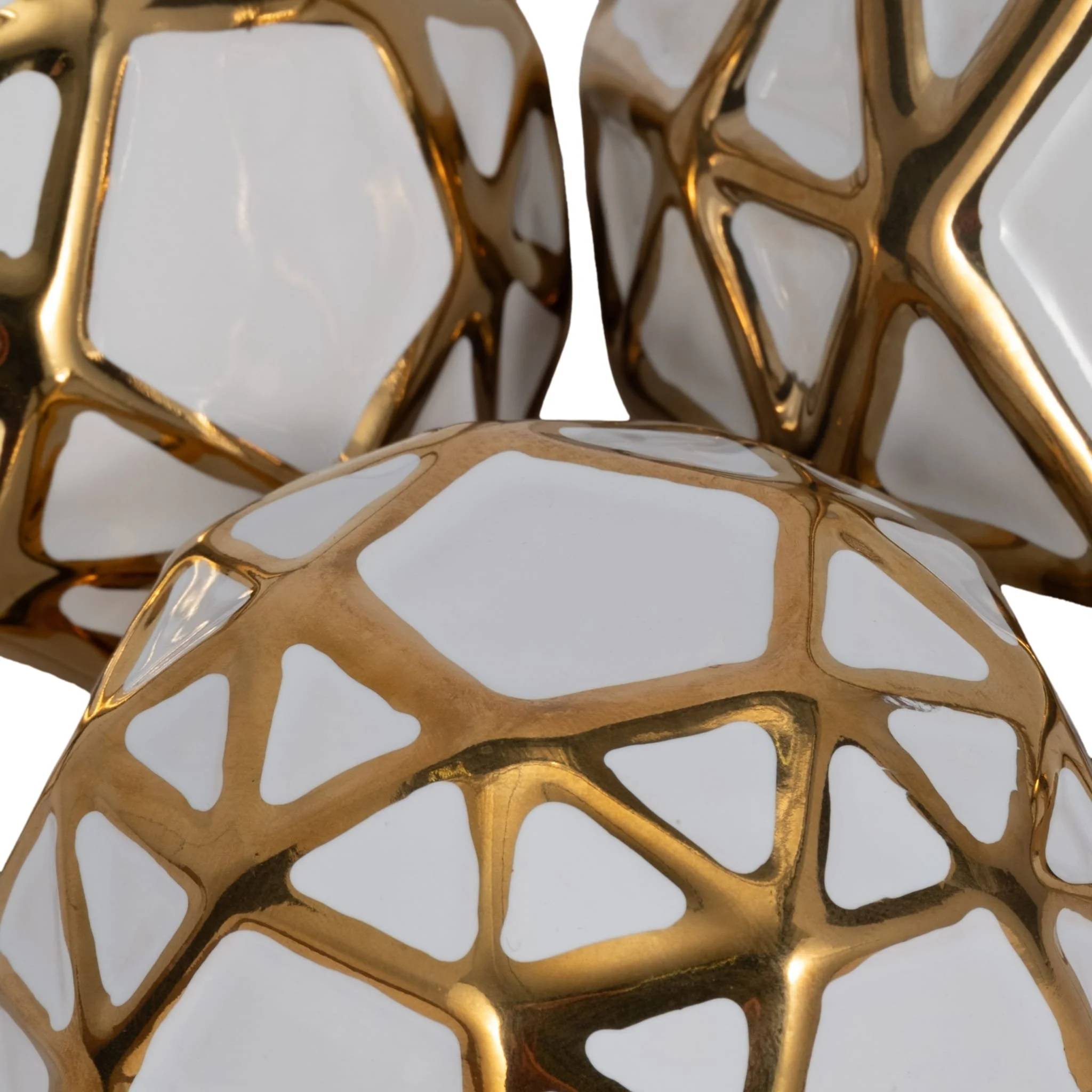 Cer, S/3 4/5/6", Orbs White/gold - Image 4