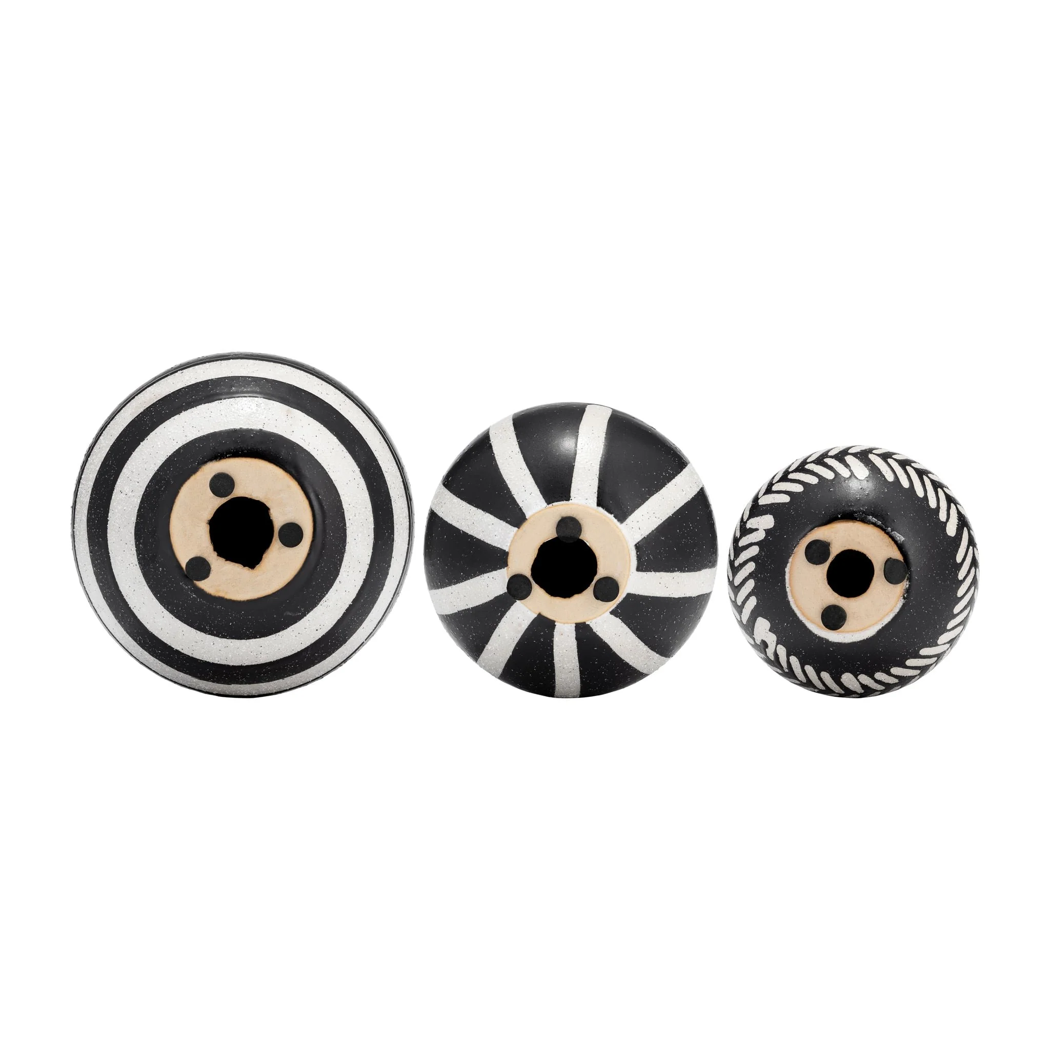 Cer, S/3 4/5/6", Tribal Orbs, Blk/ivory - Image 7