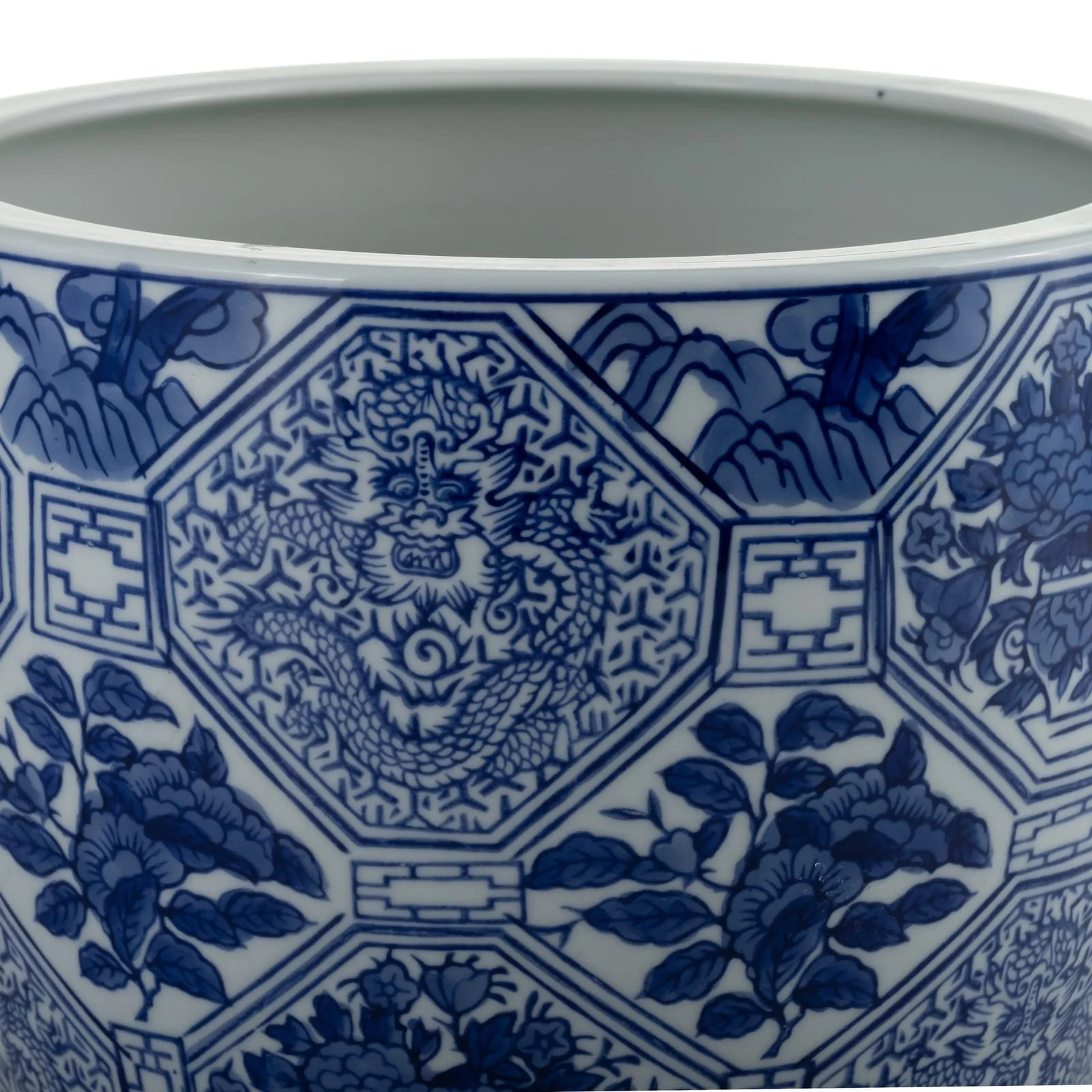 Cer, S/3 6/8/10" Chinoiserie Planters, Blue/white - Image 5
