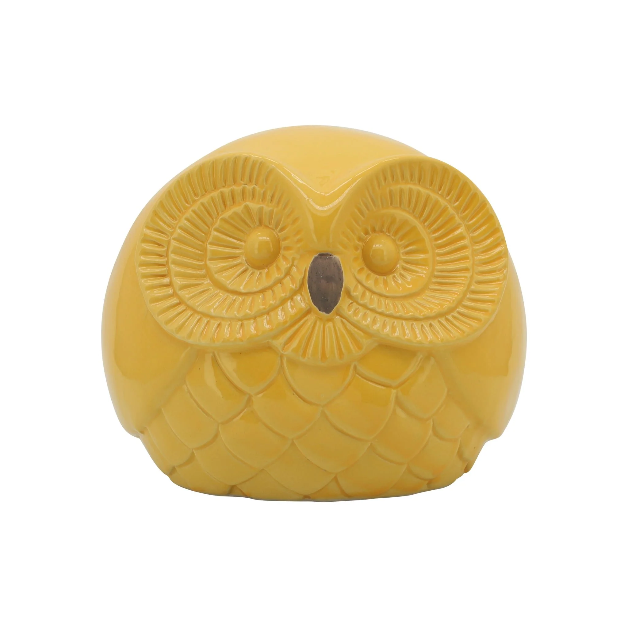 Cer S/3 Owls 8", Yellow - Image 4